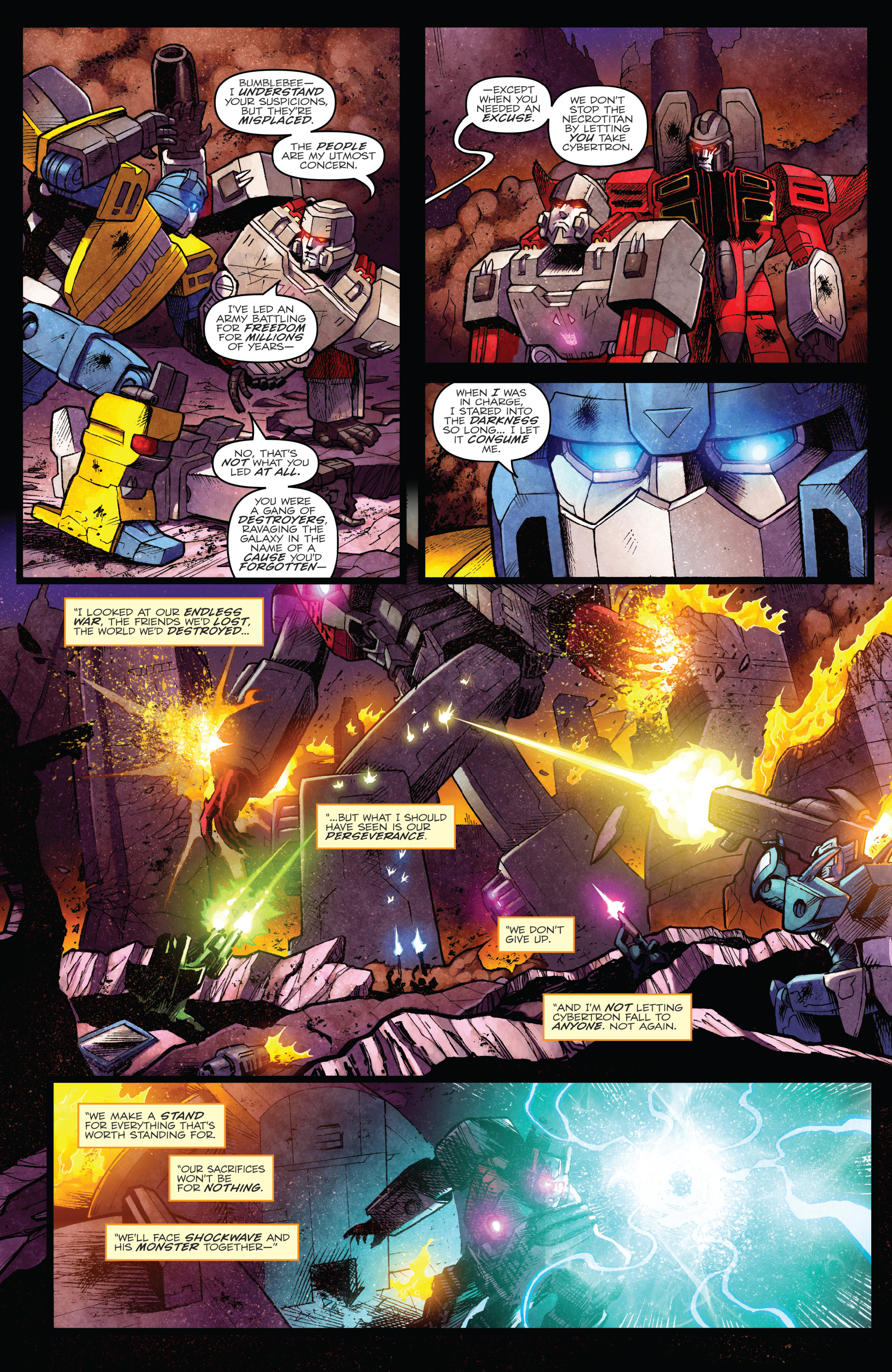 Read online The Transformers: Dark Cybertron Finale comic -  Issue # Full - 50