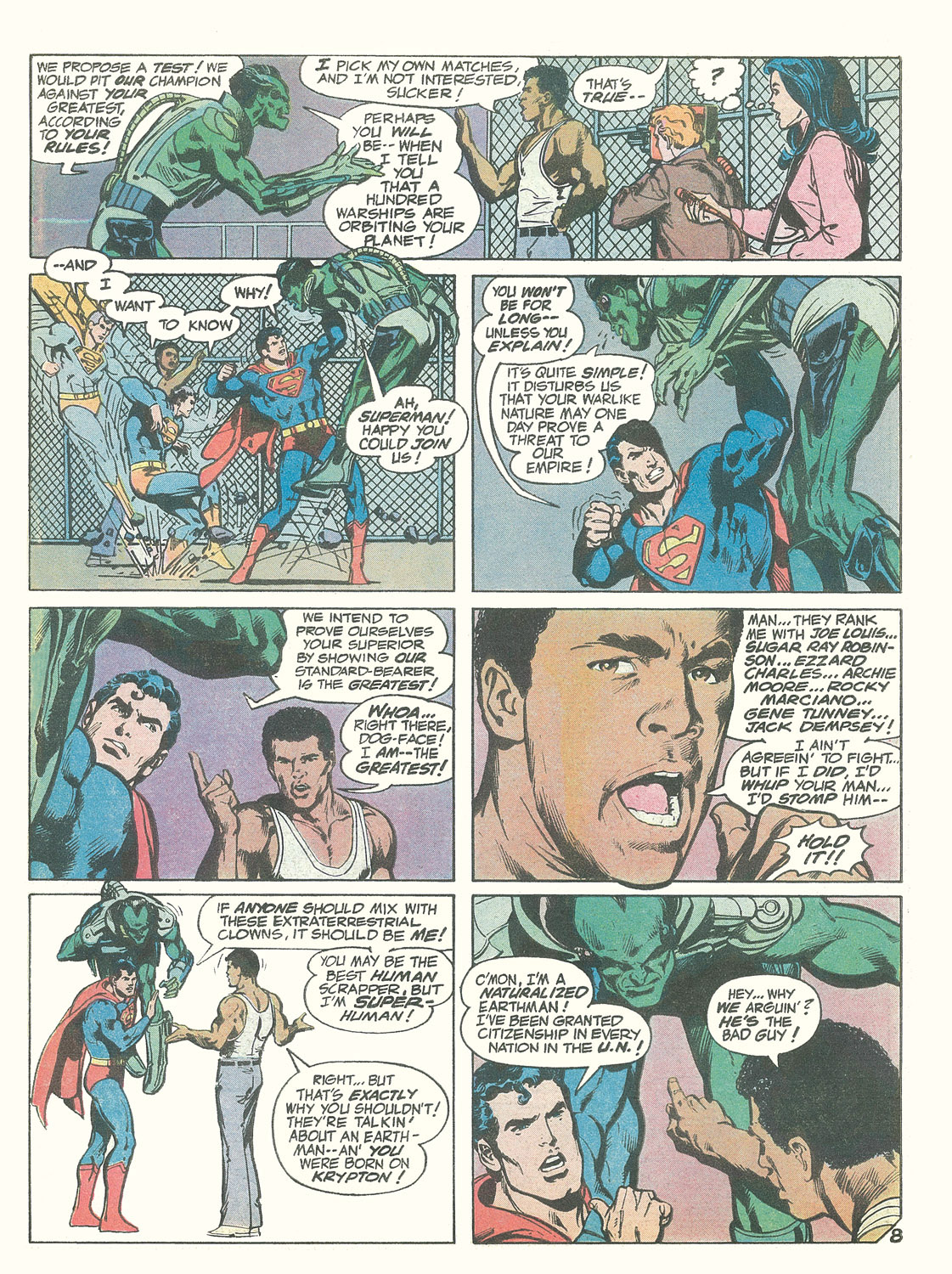 Read online Superman vs Muhammad Ali (1978) comic -  Issue # Full - 9