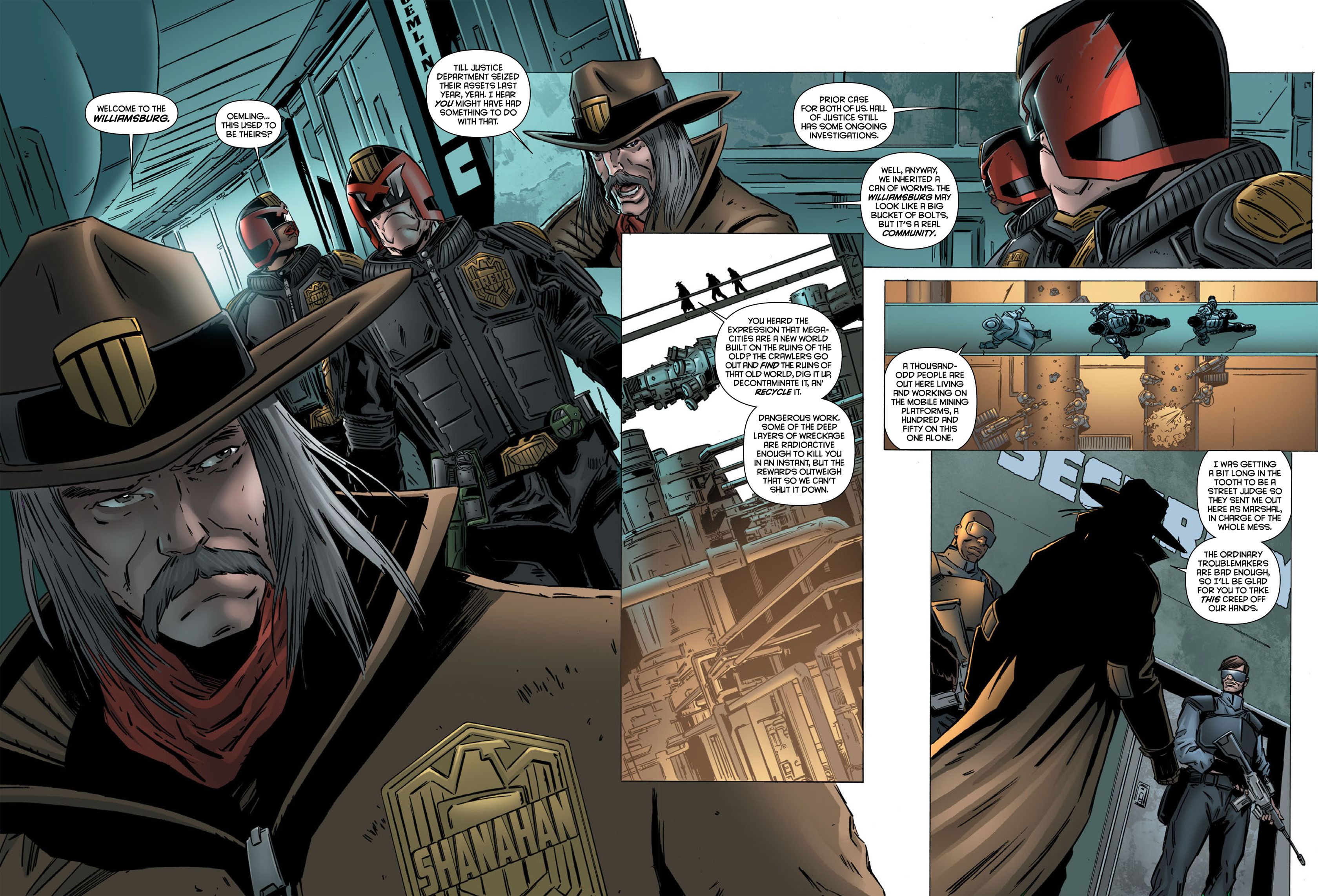 Read online Dredd: Dust comic -  Issue #2 - 4