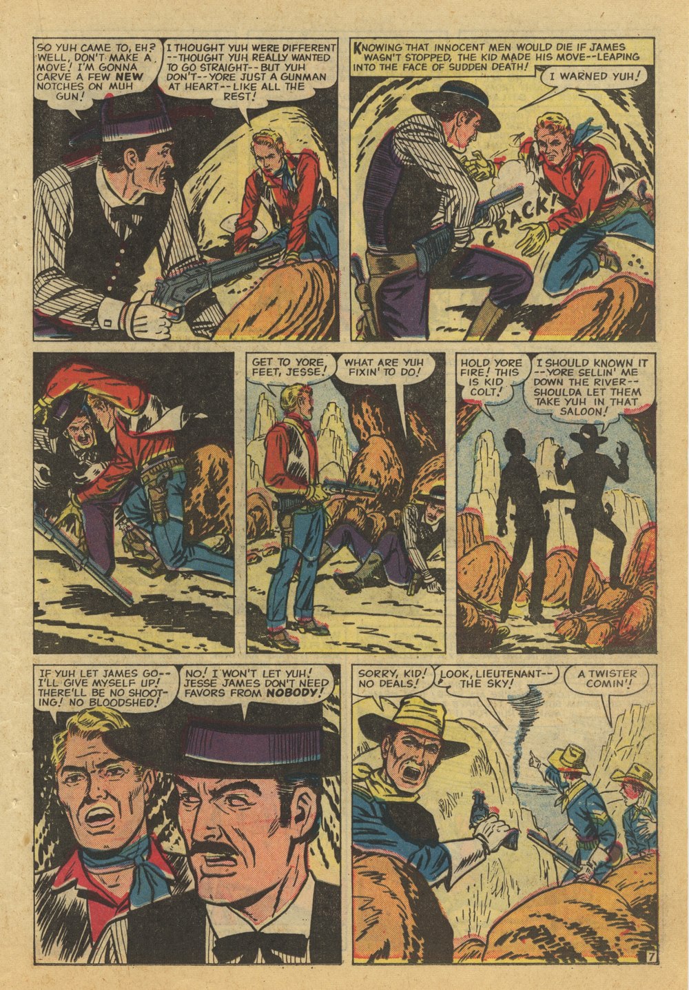 Read online Kid Colt Outlaw comic -  Issue #82 - 23