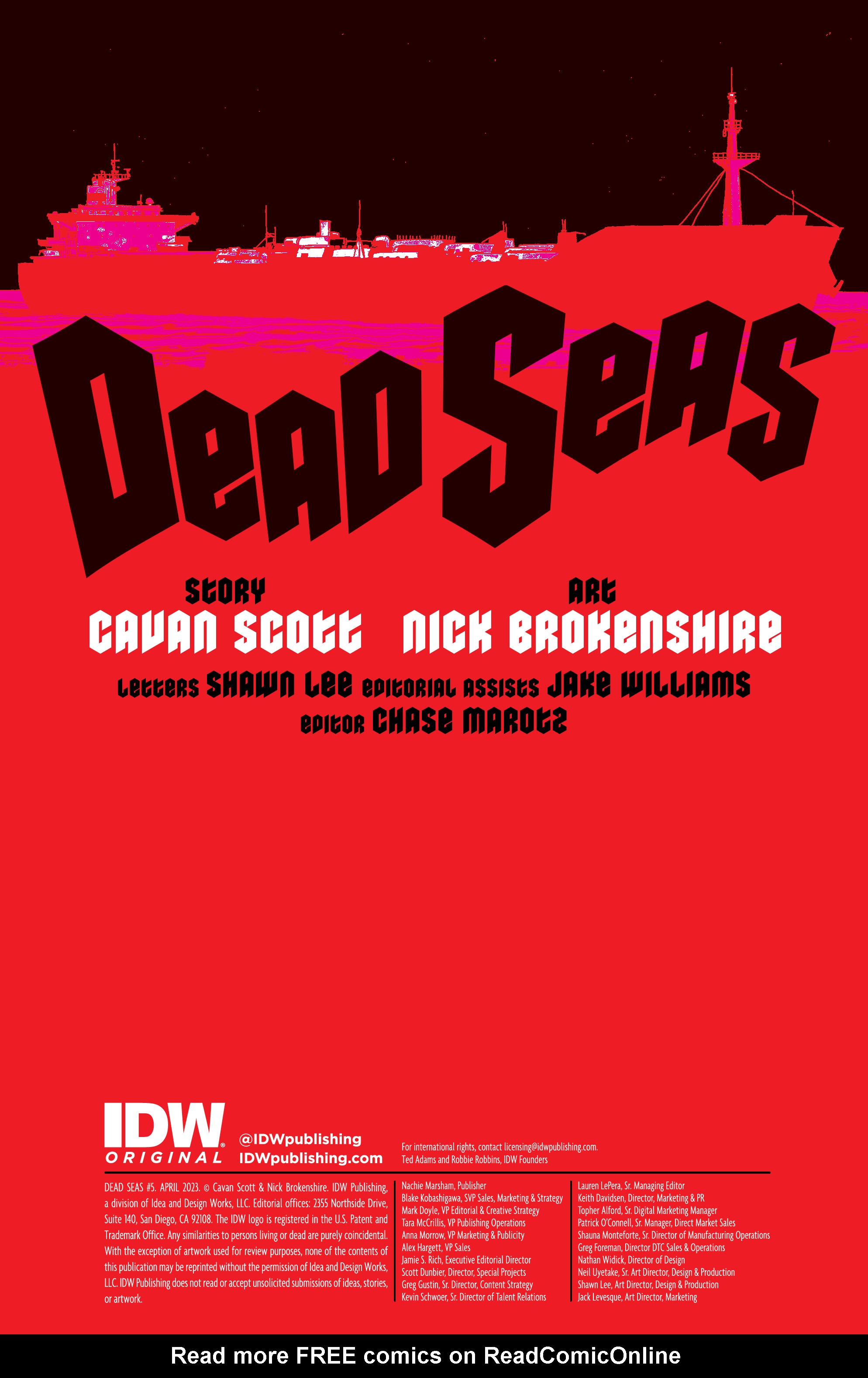 Read online Dead Seas comic -  Issue #5 - 2
