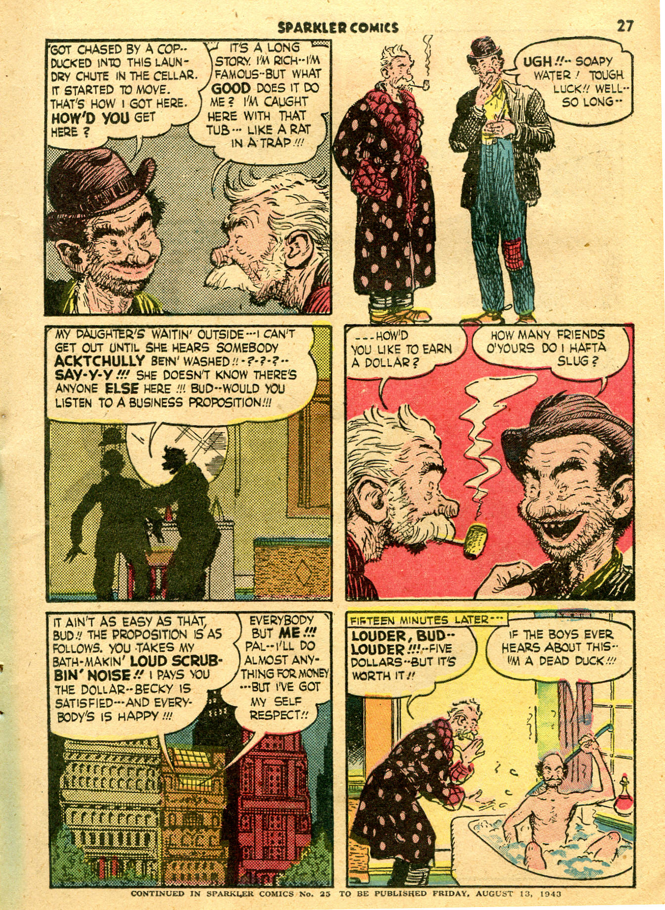 Read online Sparkler Comics comic -  Issue #24 - 29