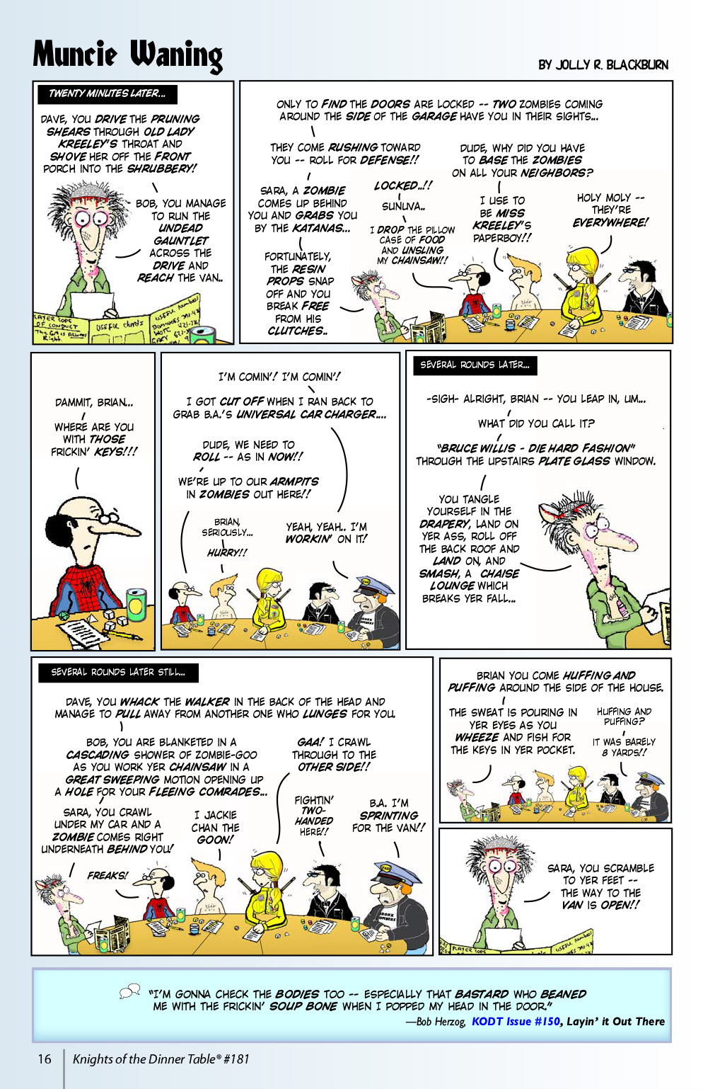 Read online Knights of the Dinner Table comic -  Issue #181 - 18