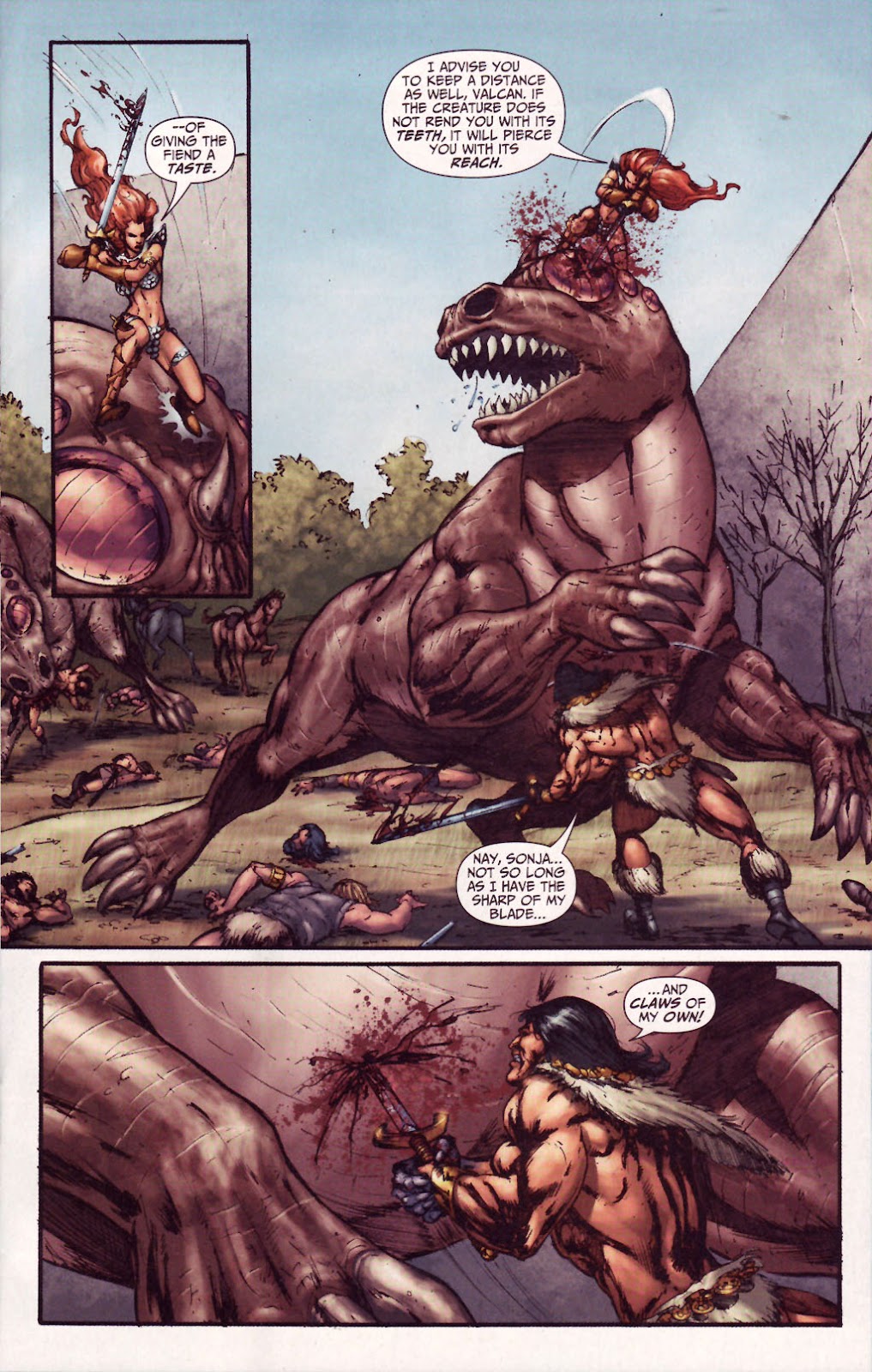 Red Sonja / Claw The Unconquered: Devil's Hands issue TPB - Page 30