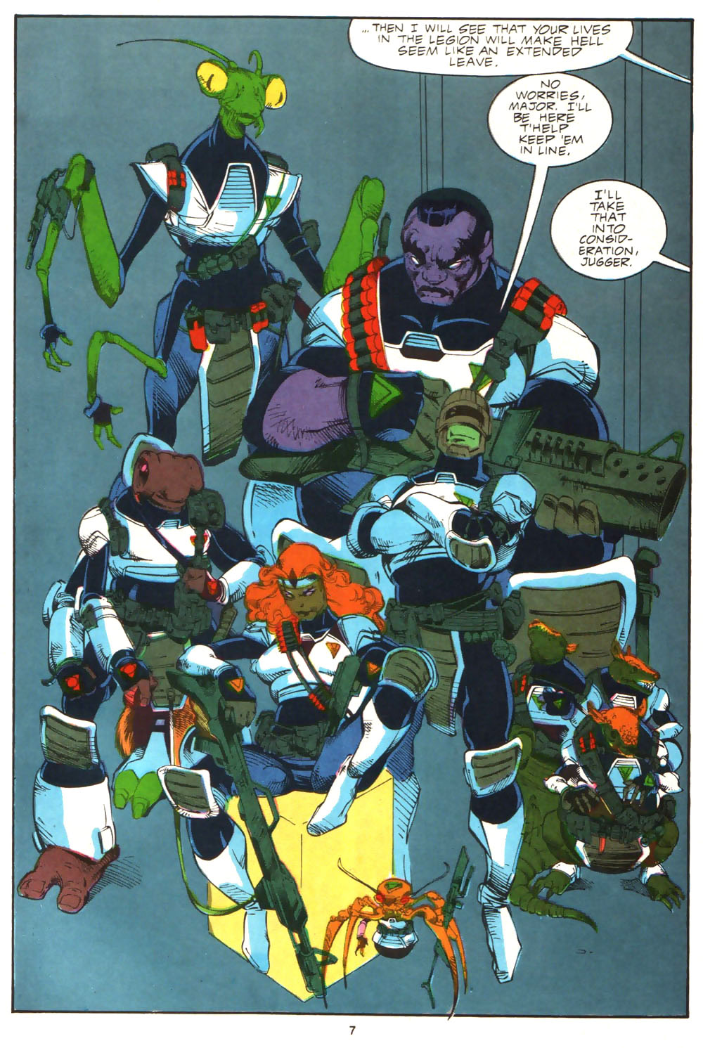Read online Alien Legion (1987) comic -  Issue #4 - 9