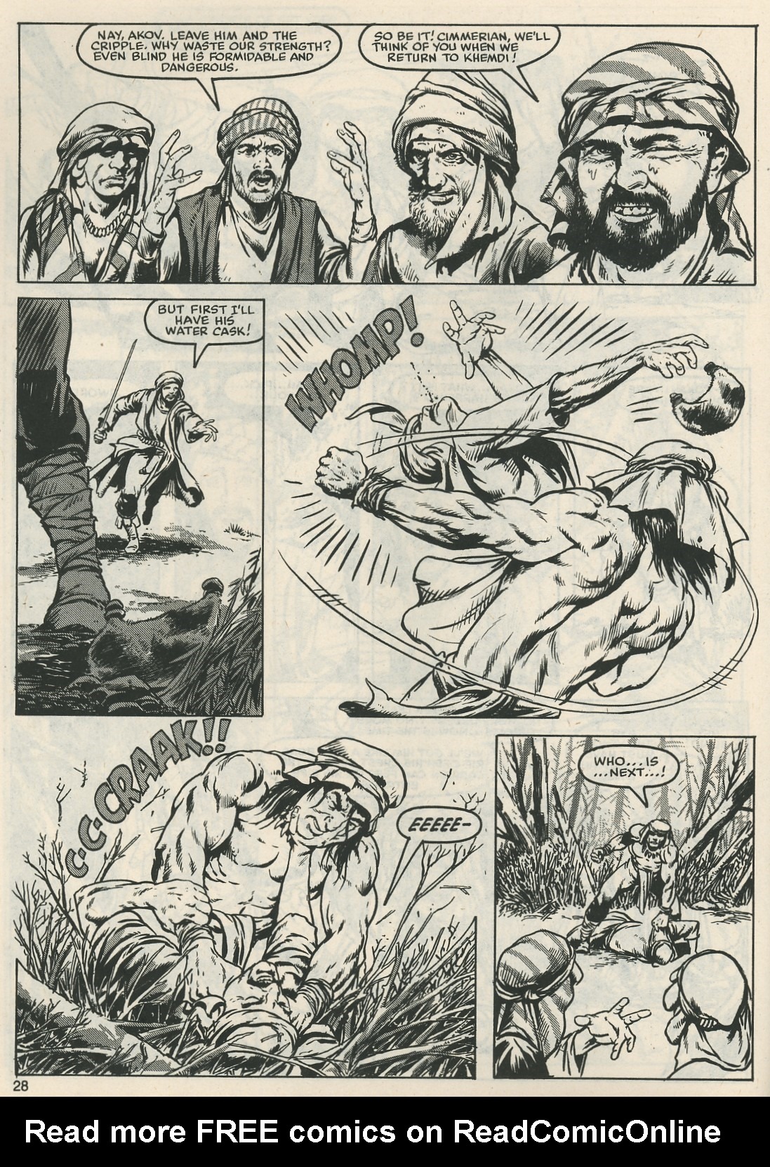 Read online The Savage Sword Of Conan comic -  Issue #117 - 26