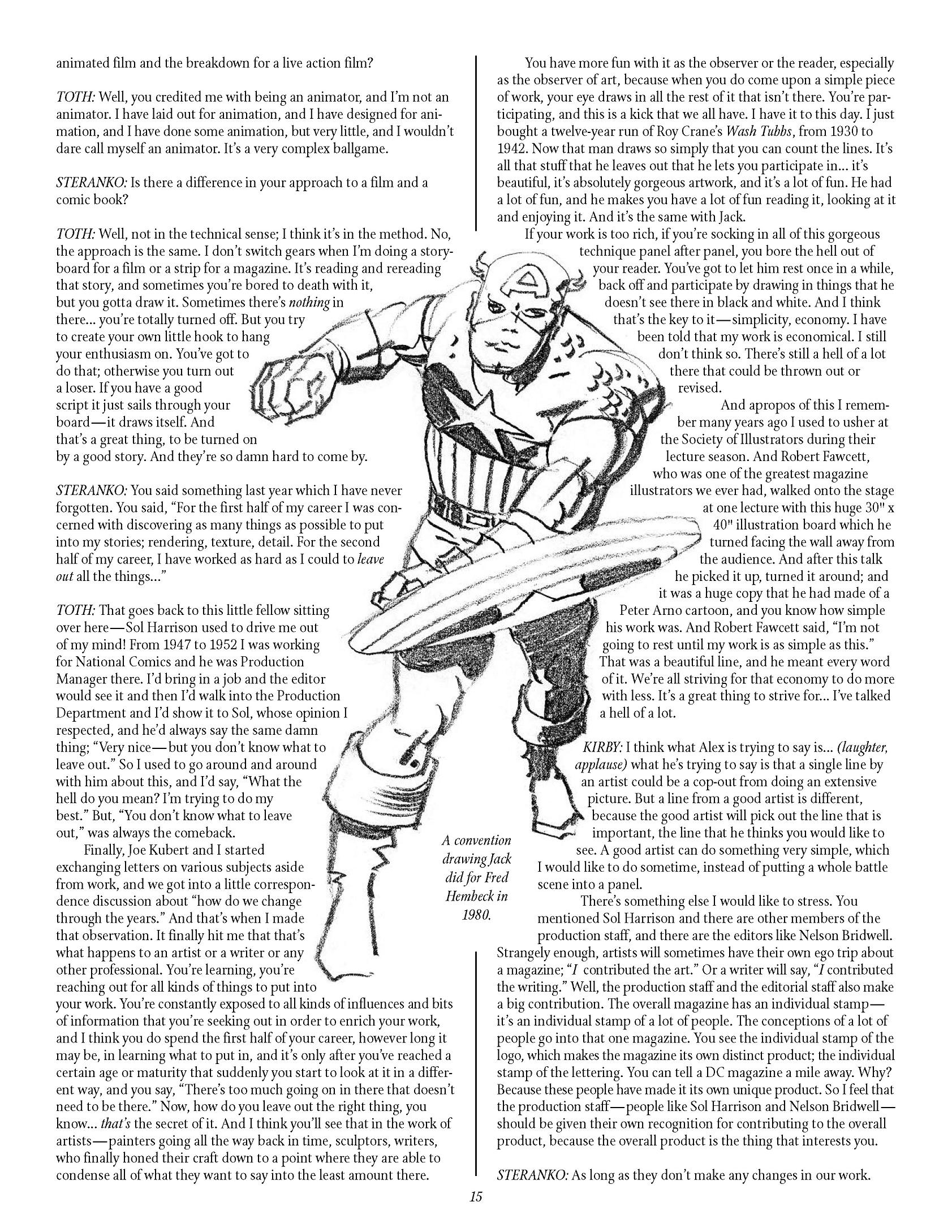 Read online The Jack Kirby Collector comic -  Issue #8 - 15