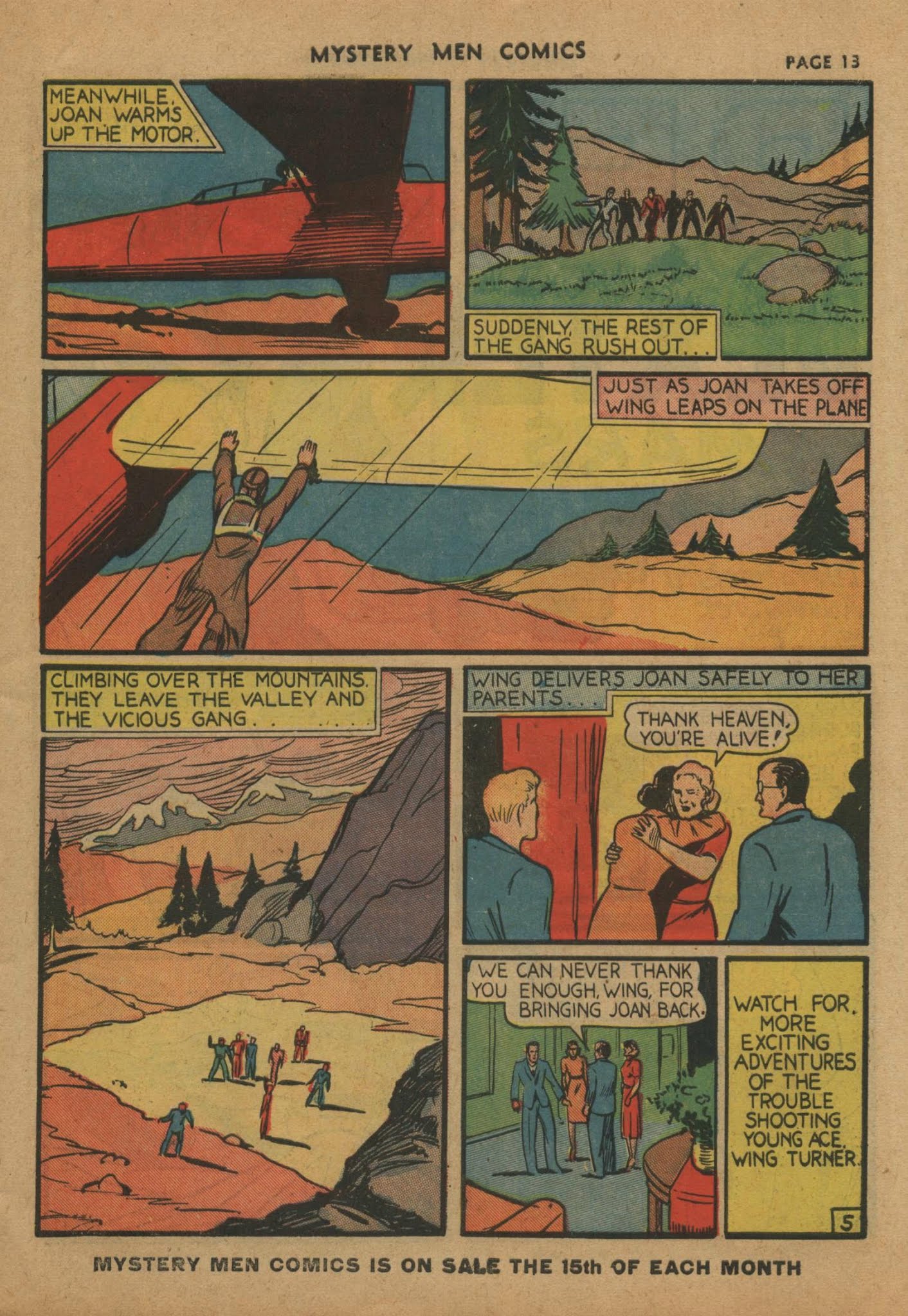 Read online Mystery Men Comics comic -  Issue #9 - 15