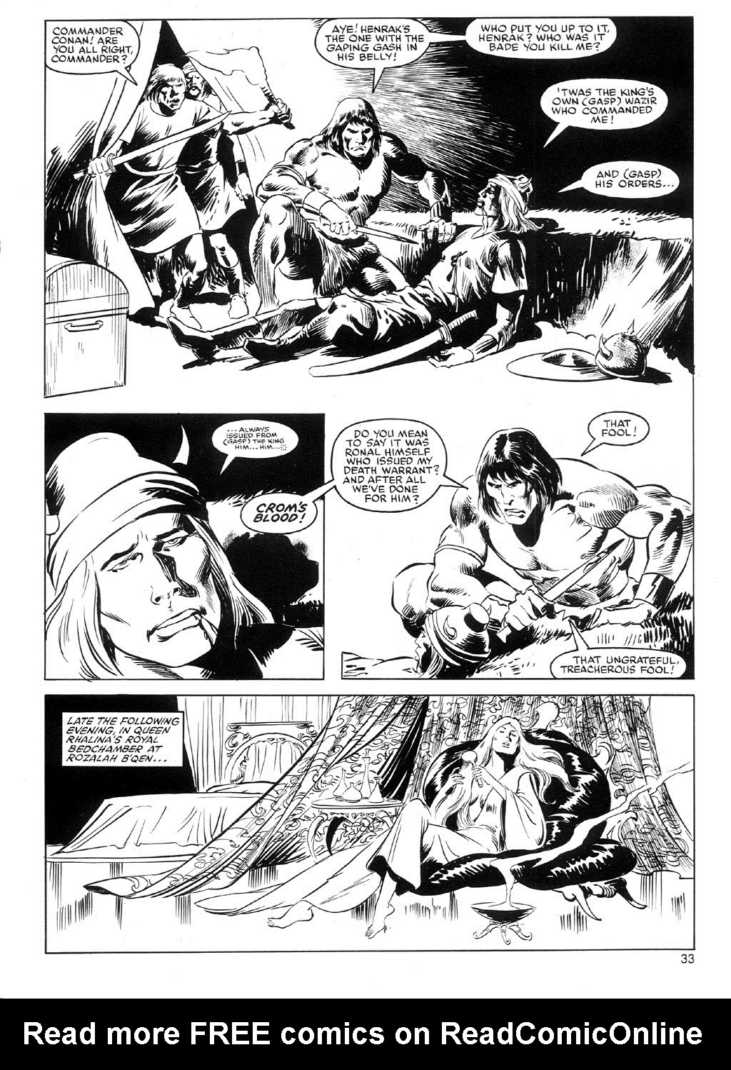 Read online The Savage Sword Of Conan comic -  Issue #91 - 32