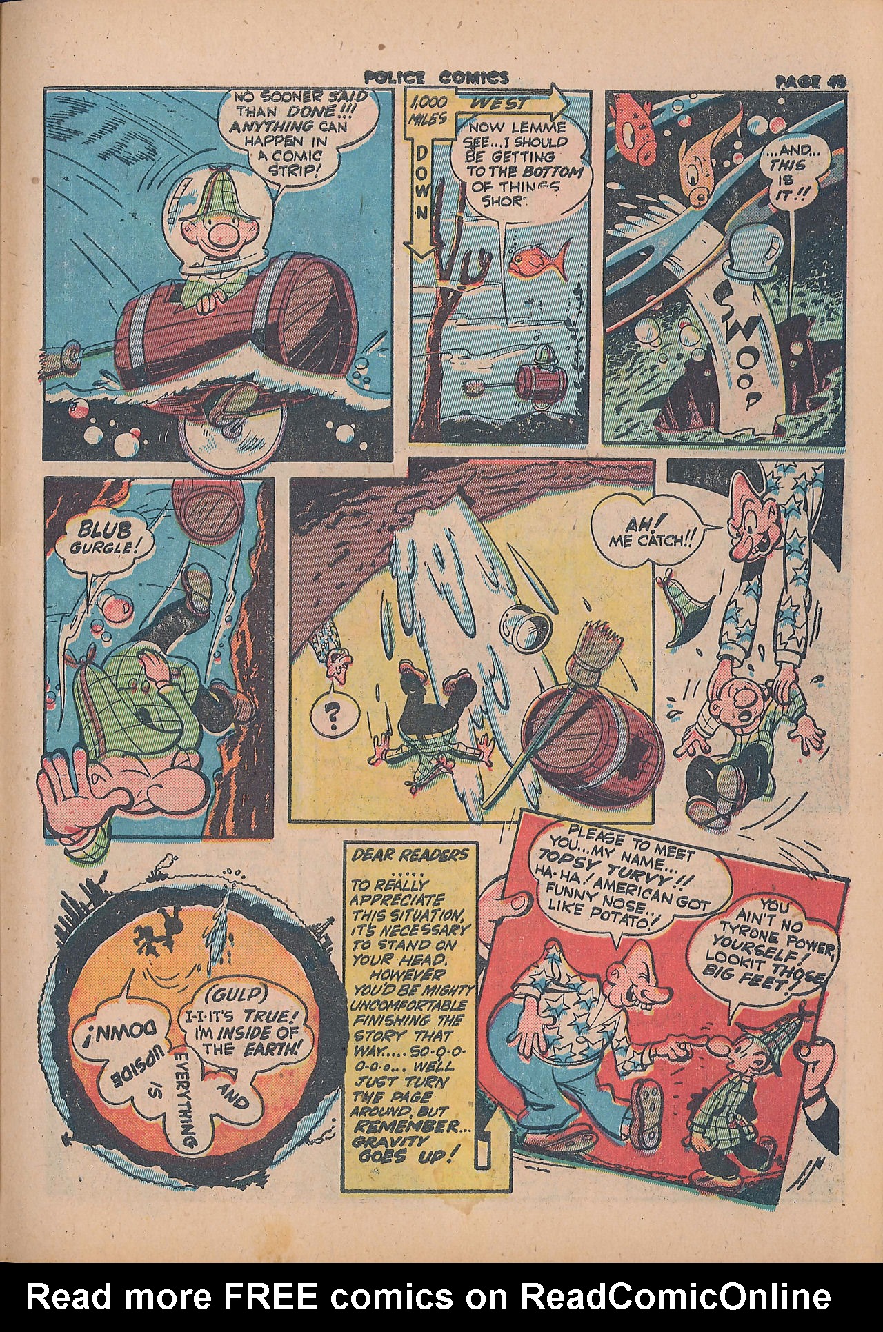 Read online Police Comics comic -  Issue #21 - 45