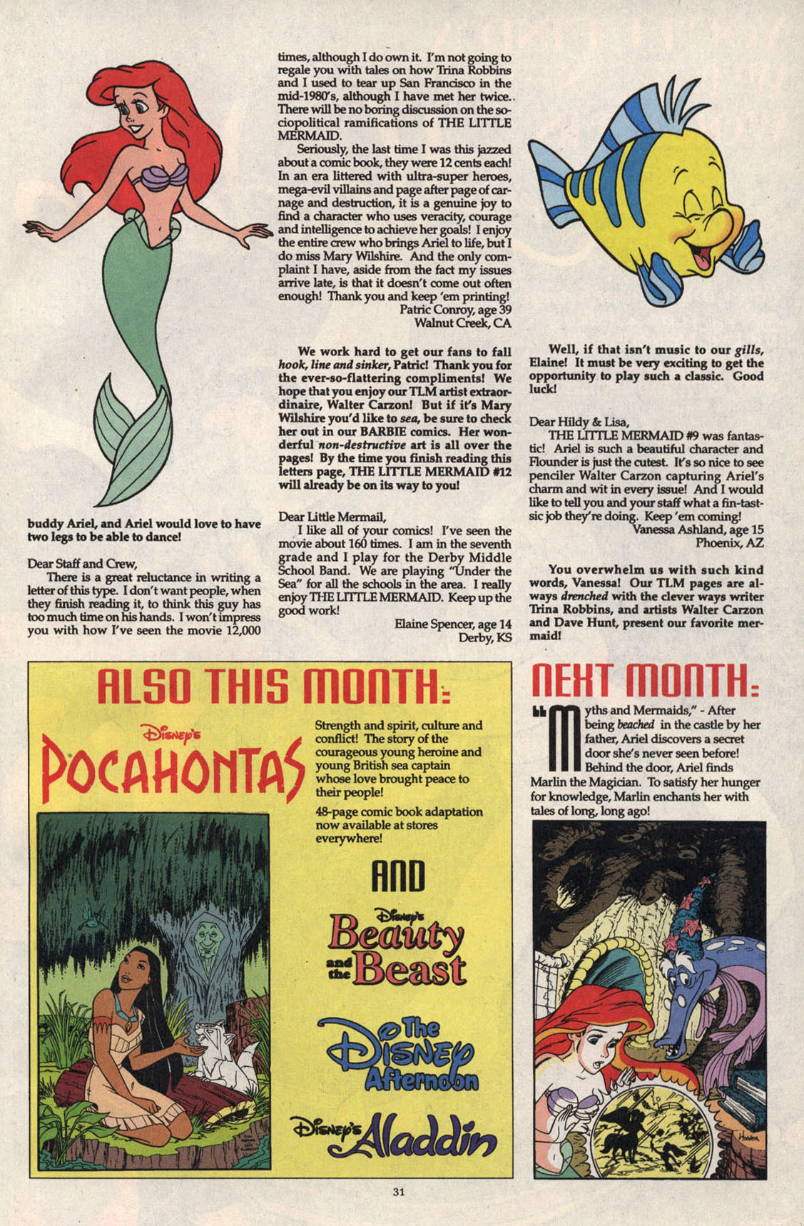 Read online Disney's The Little Mermaid comic -  Issue #11 - 30