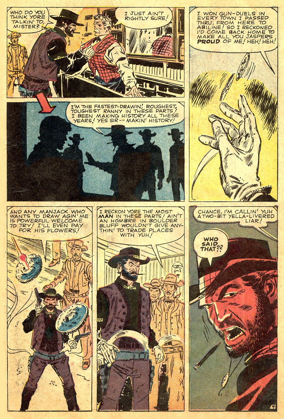 Read online Gunsmoke Western comic -  Issue #63 - 23