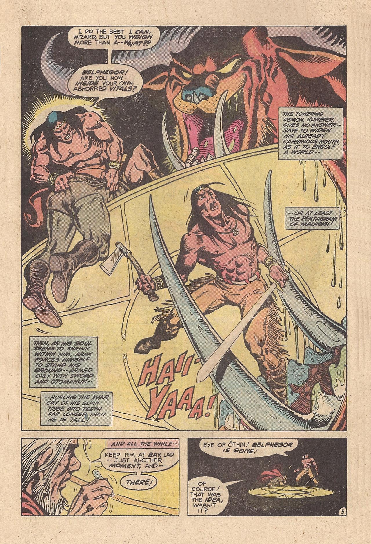 Read online Arak Son of Thunder comic -  Issue #5 - 8