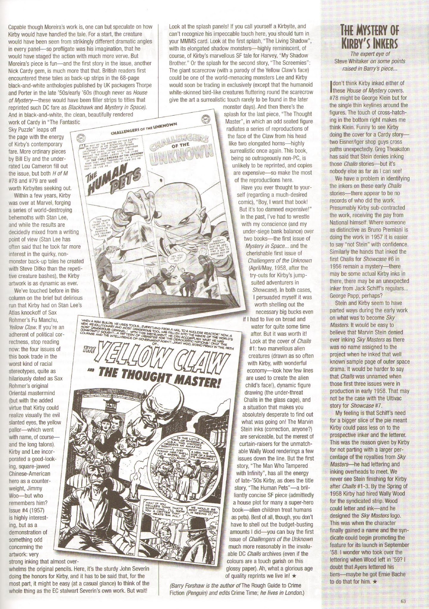 Read online The Jack Kirby Collector comic -  Issue #49 - 64