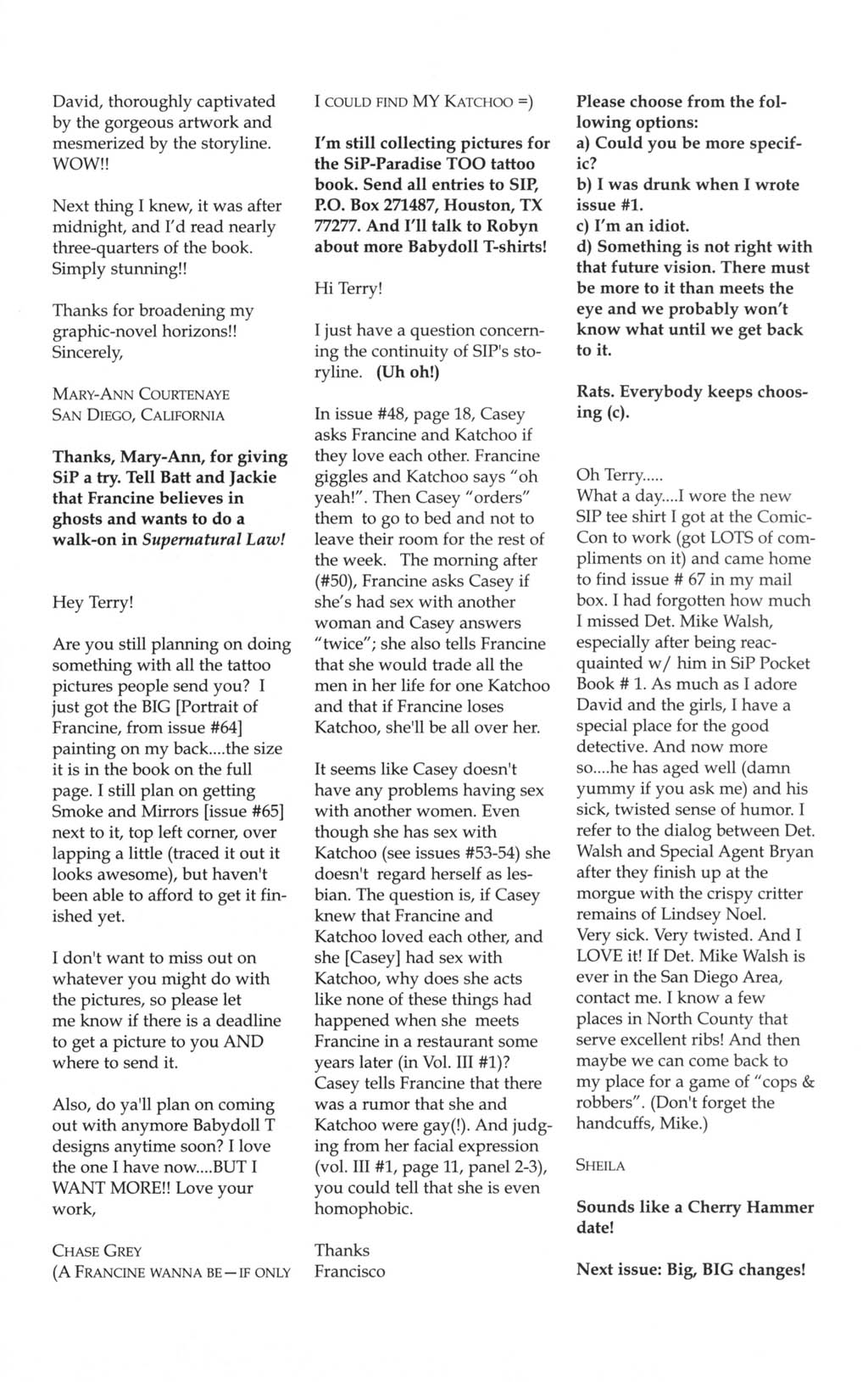 Read online Strangers in Paradise comic -  Issue #68 - 24