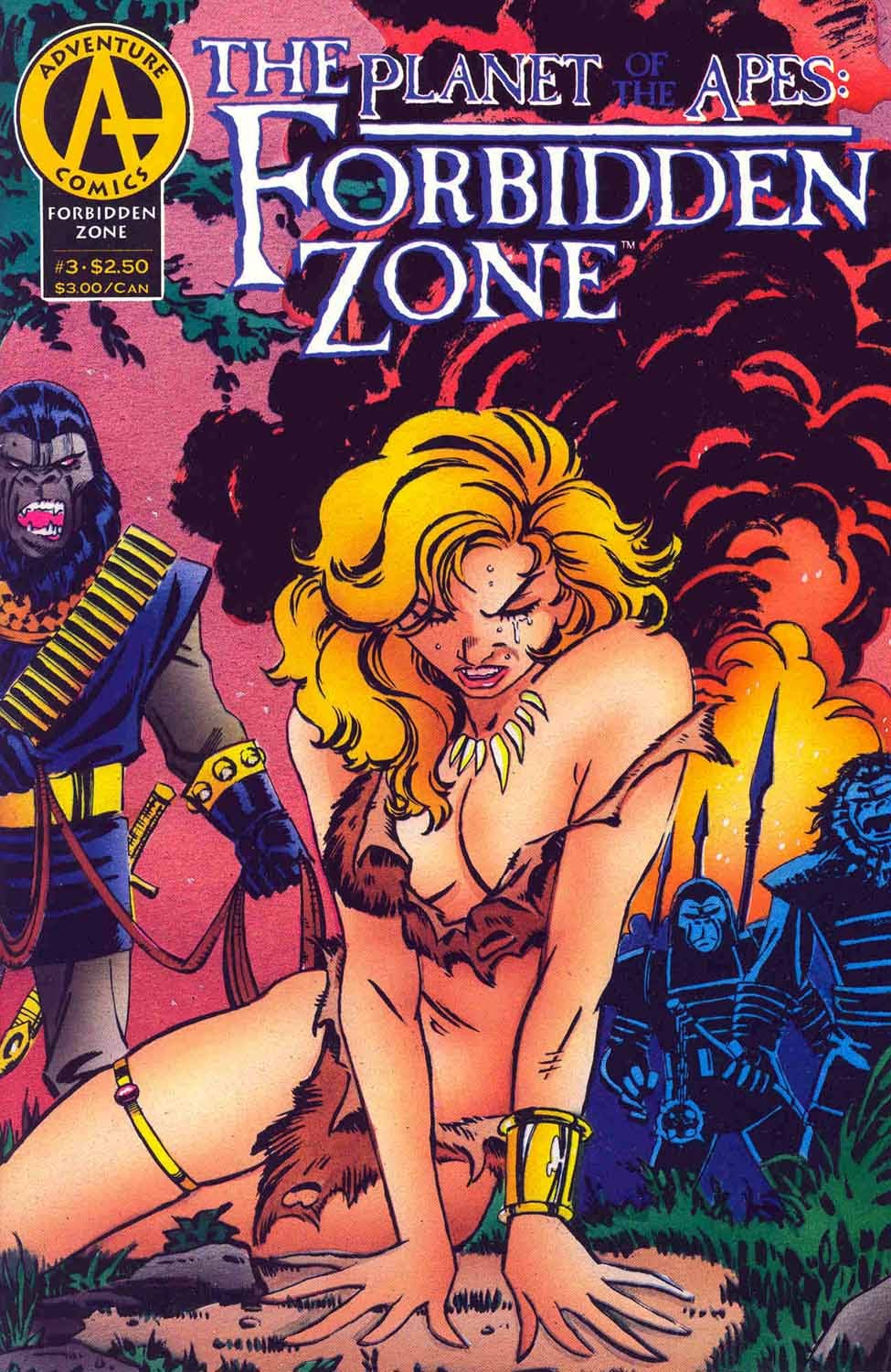 Read online Planet of the Apes: The Forbidden Zone comic -  Issue #3 - 1
