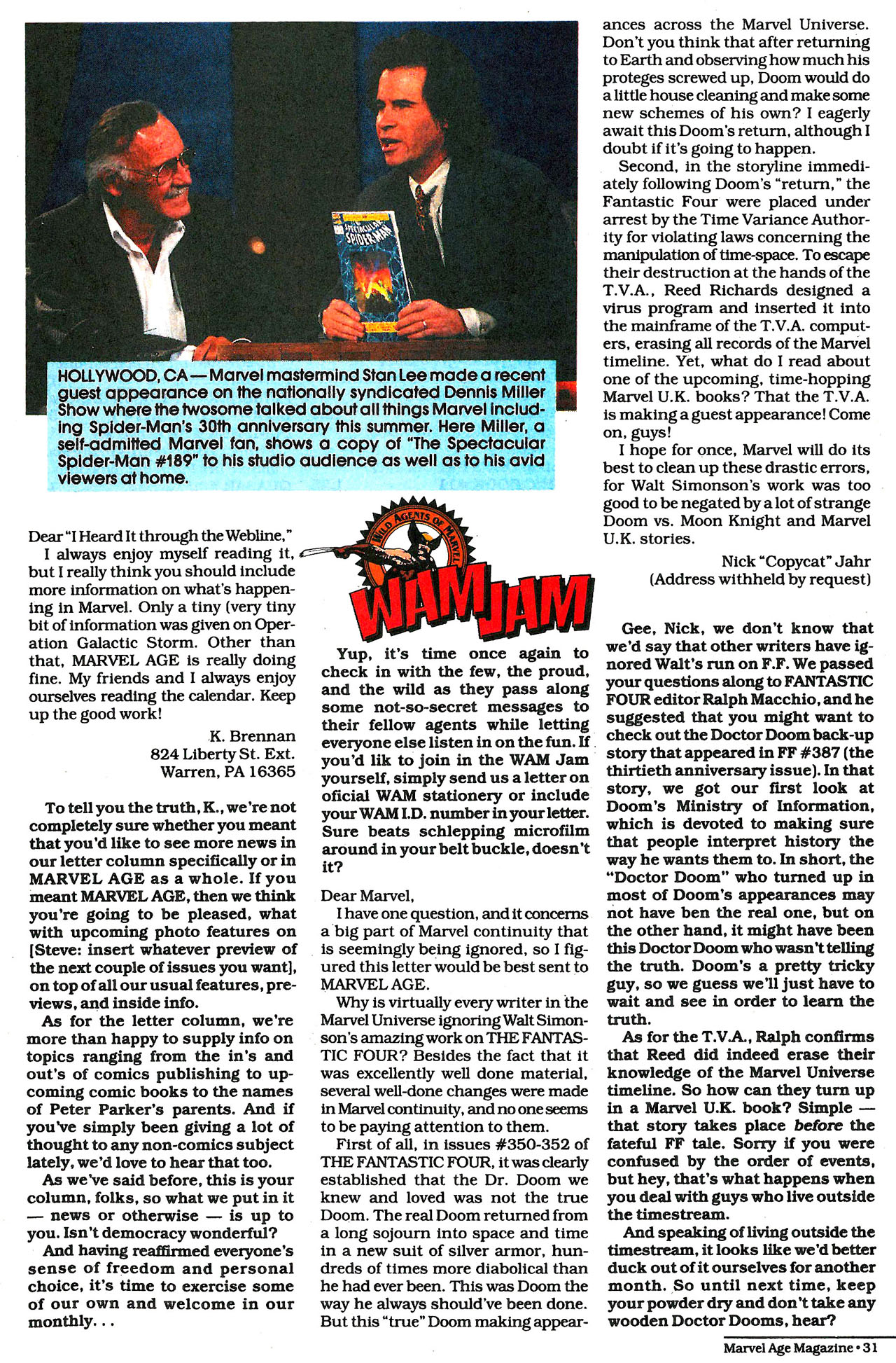 Read online Marvel Age comic -  Issue #116 - 32