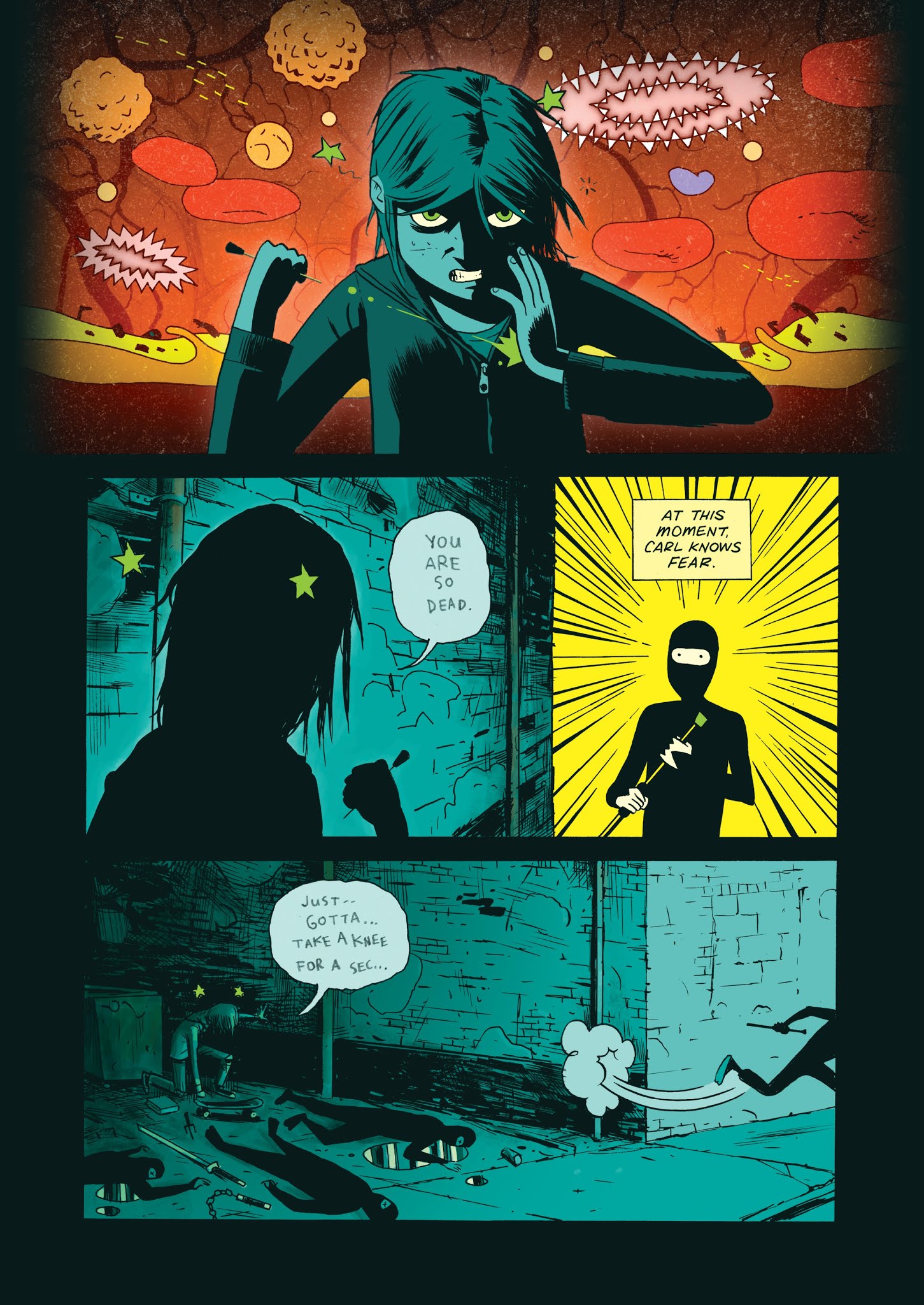 Read online Street Angel vs Ninjatech comic -  Issue # TPB - 9