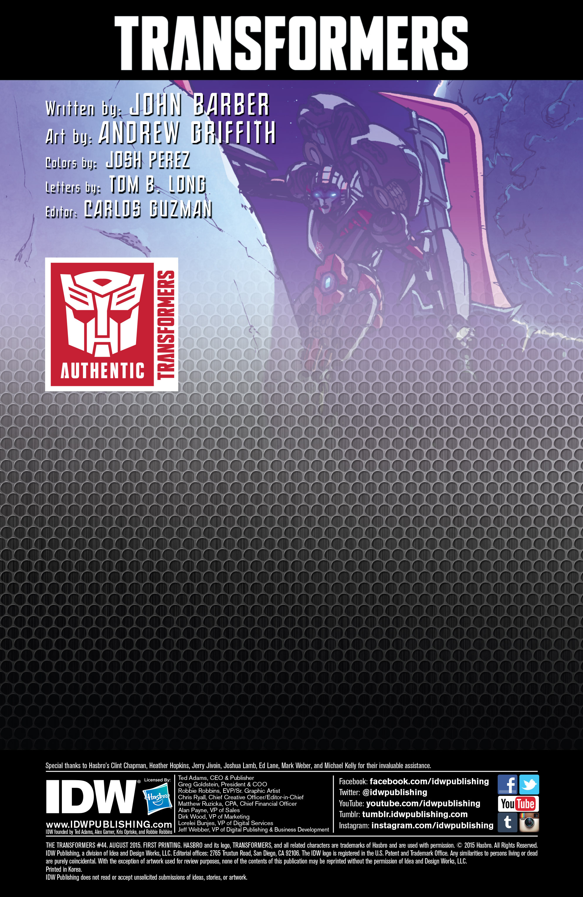 Read online The Transformers (2014) comic -  Issue #44 - 4