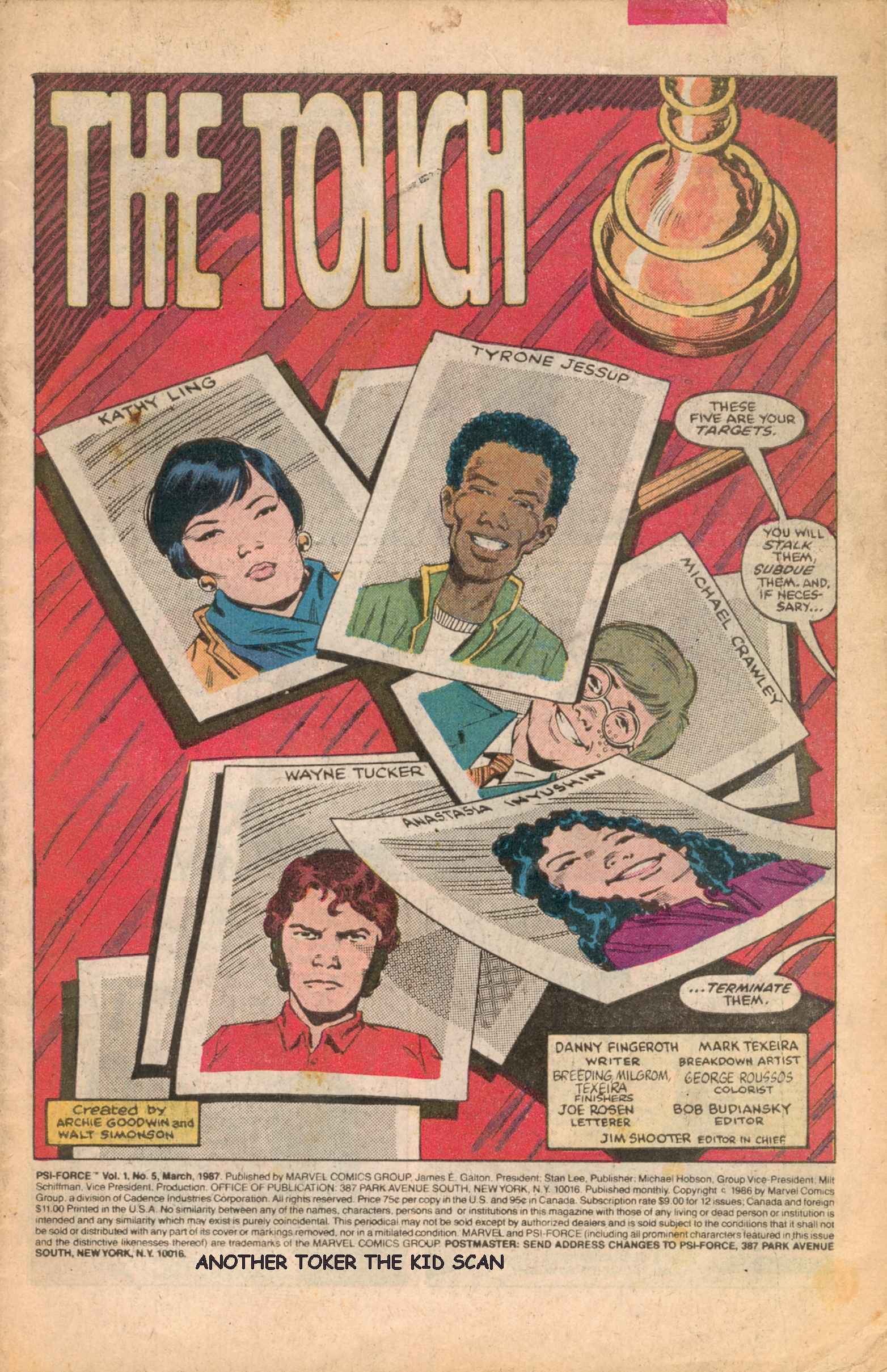 Read online Psi-Force comic -  Issue #5 - 2