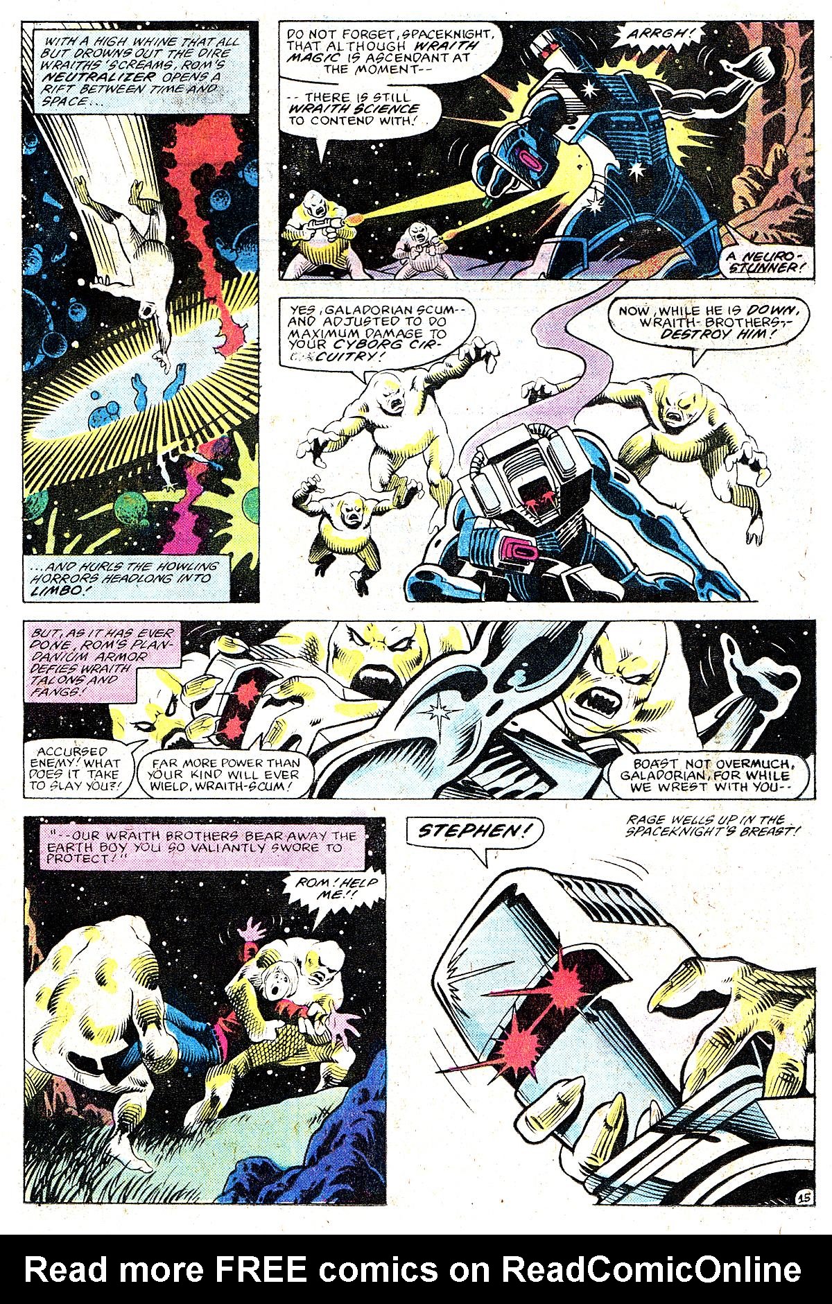 Read online ROM (1979) comic -  Issue #36 - 16
