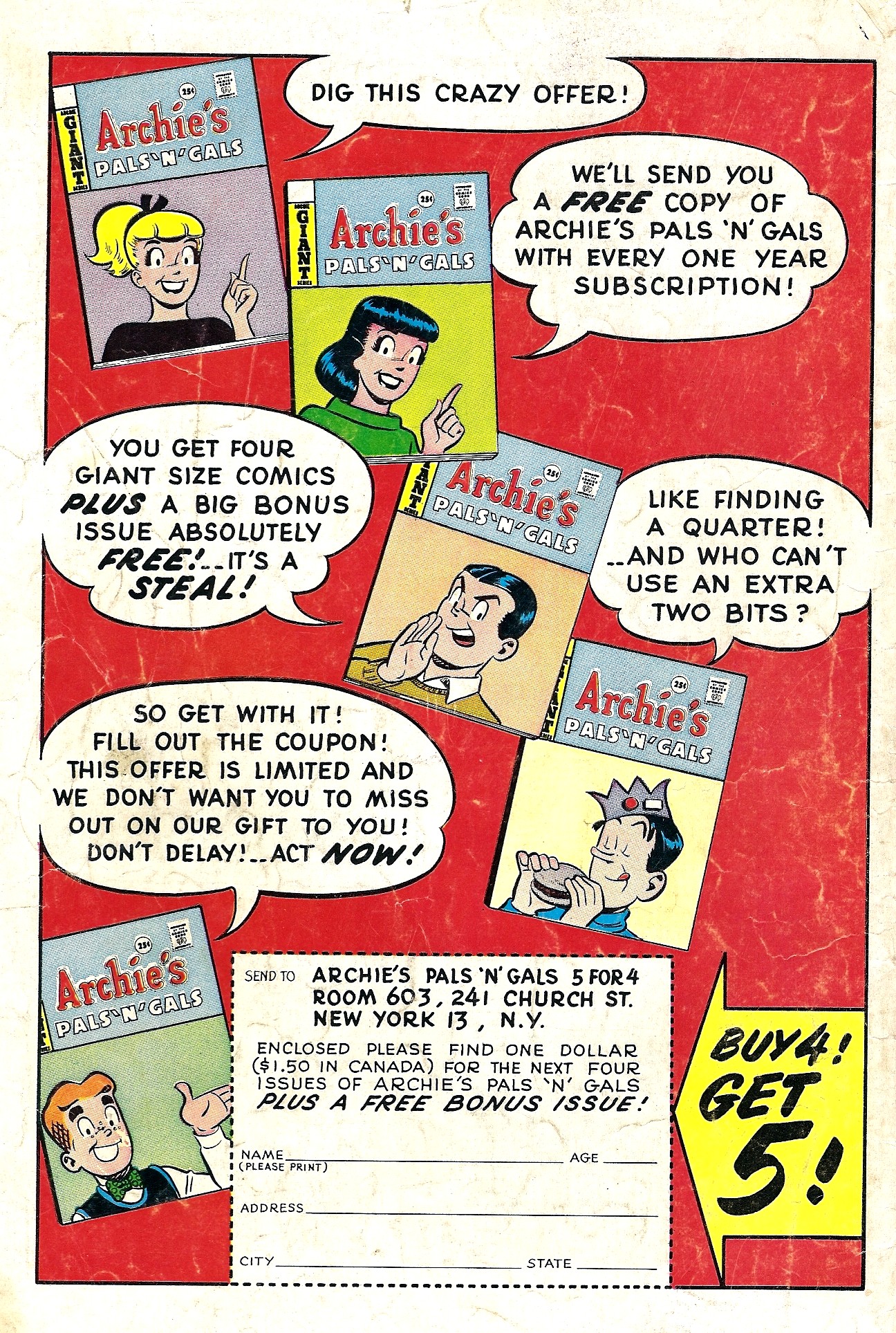 Read online Archie's Madhouse comic -  Issue #37 - 36