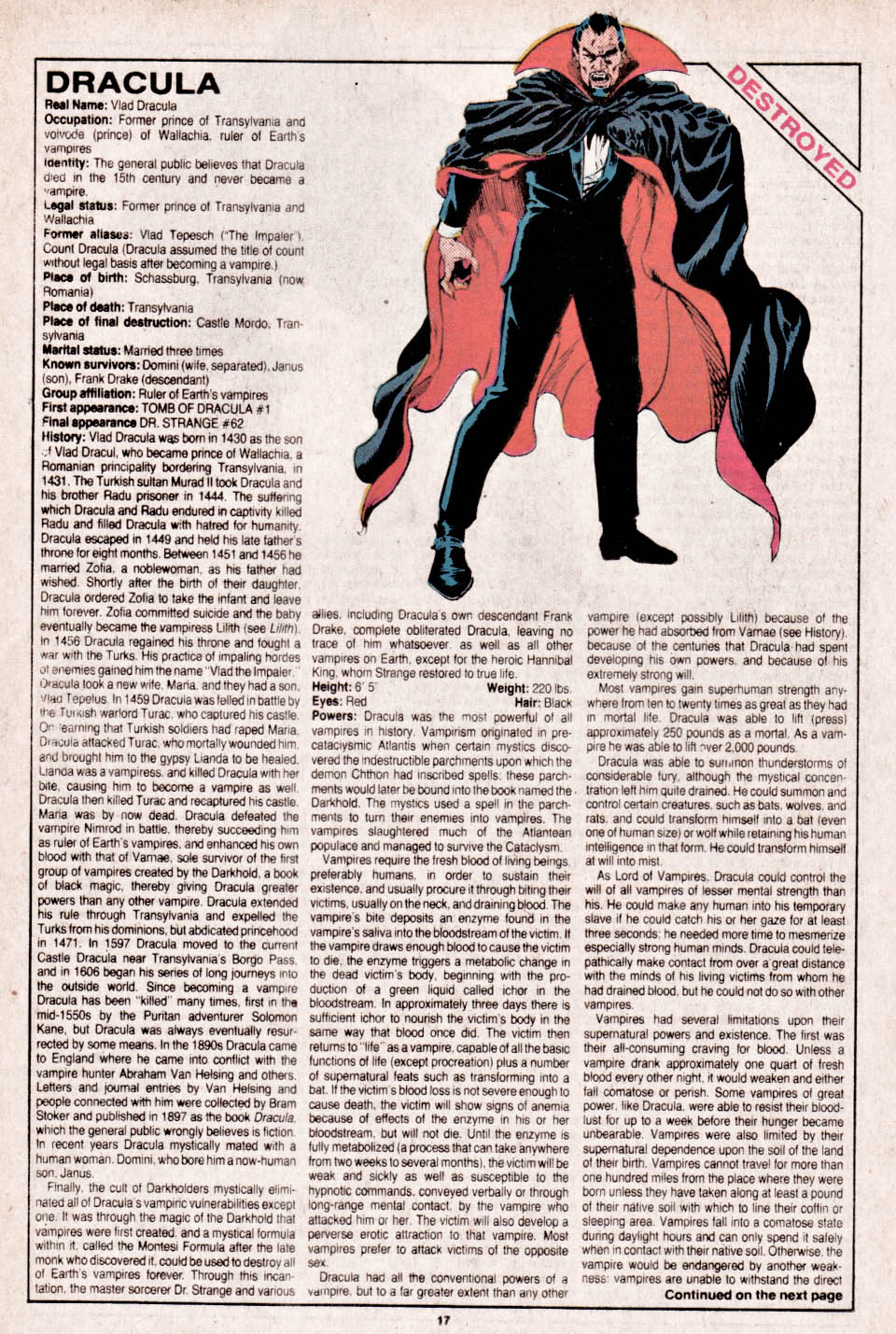 Read online The Official Handbook of the Marvel Universe comic -  Issue #13 - 18