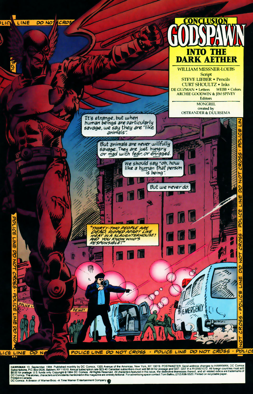 Read online Hawkman (1993) comic -  Issue #13 - 2