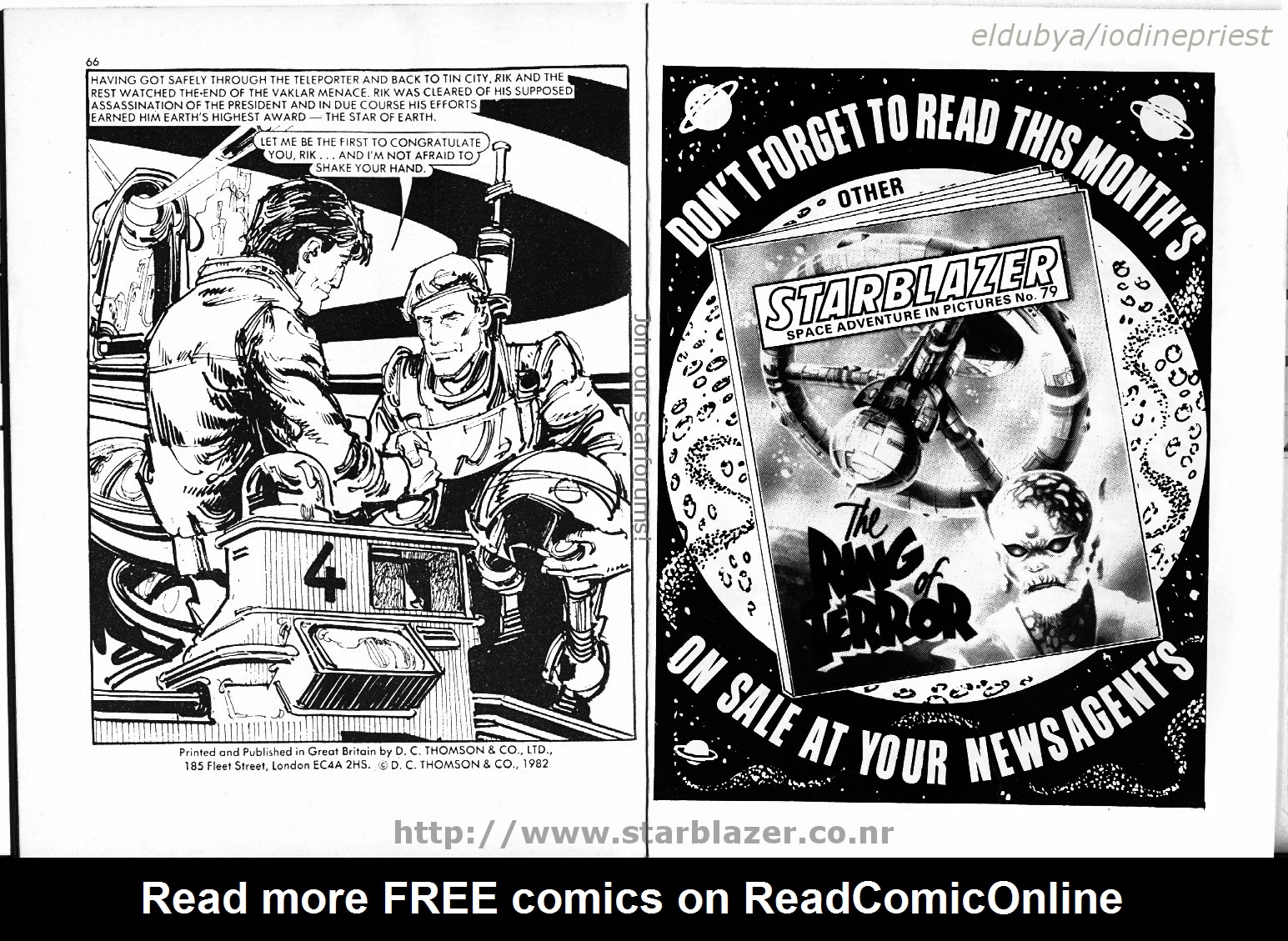 Read online Starblazer comic -  Issue #78 - 35