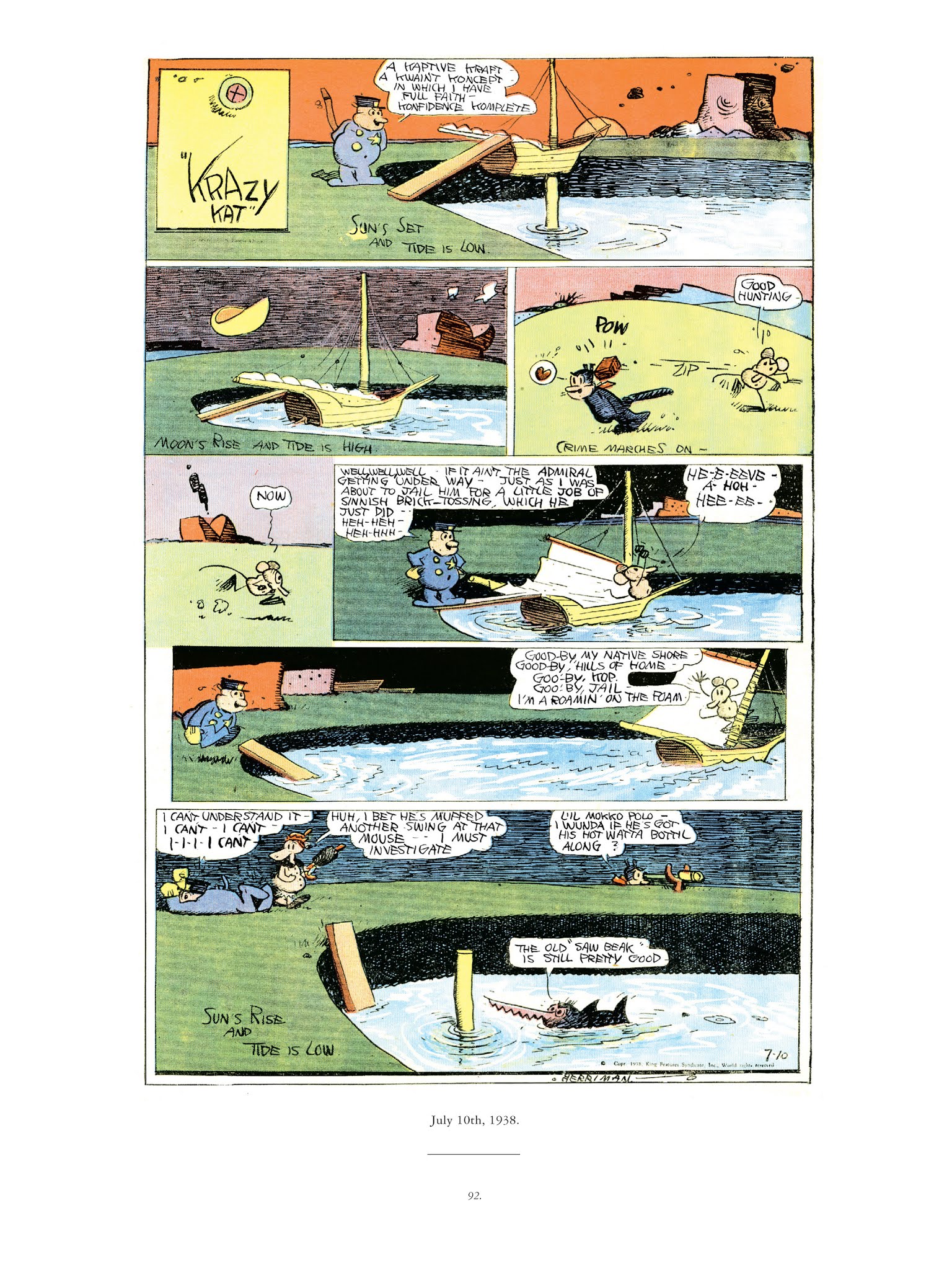 Read online Krazy & Ignatz comic -  Issue # TPB 10 - 90