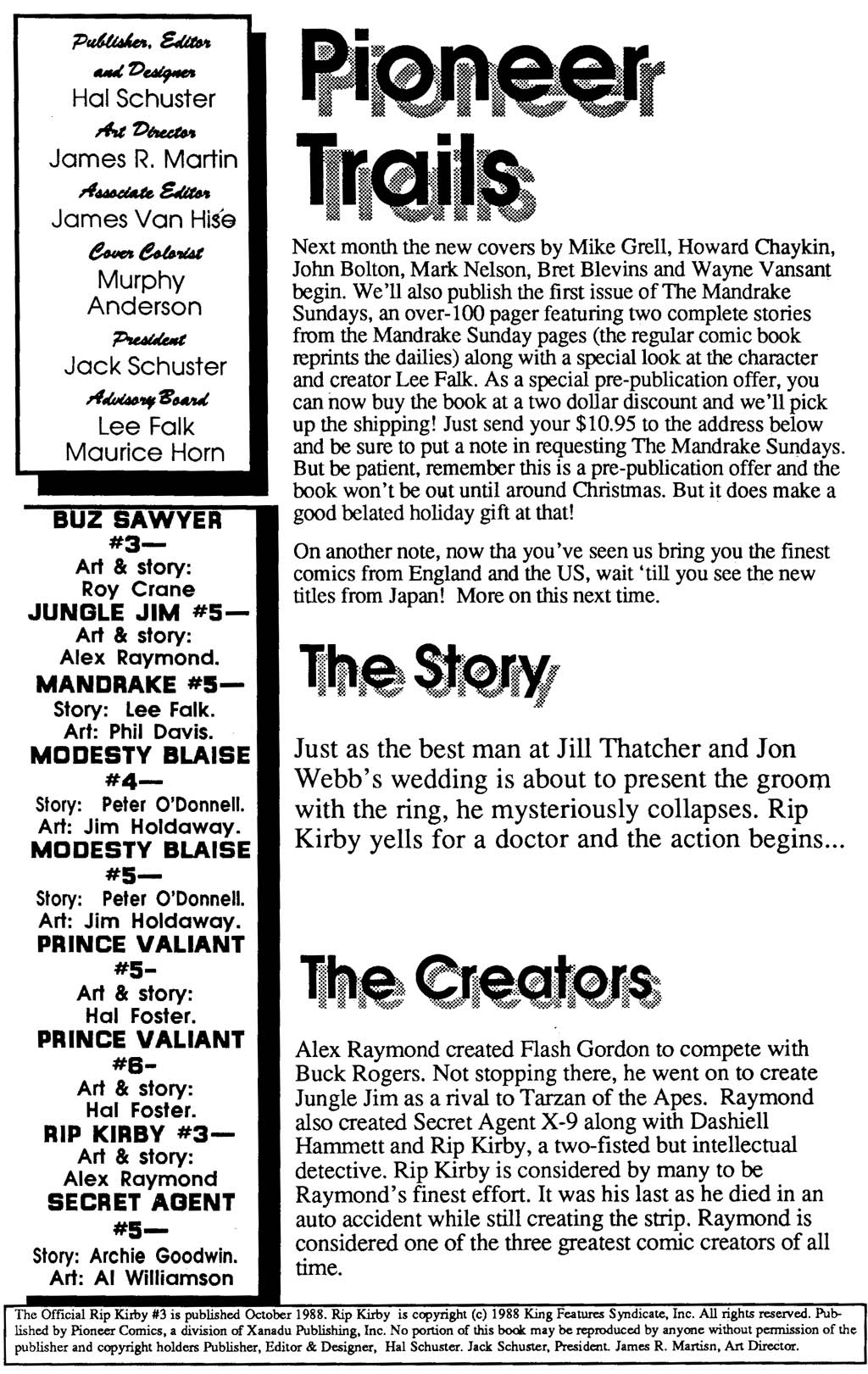 Read online Official Rip Kirby comic -  Issue #3 - 2