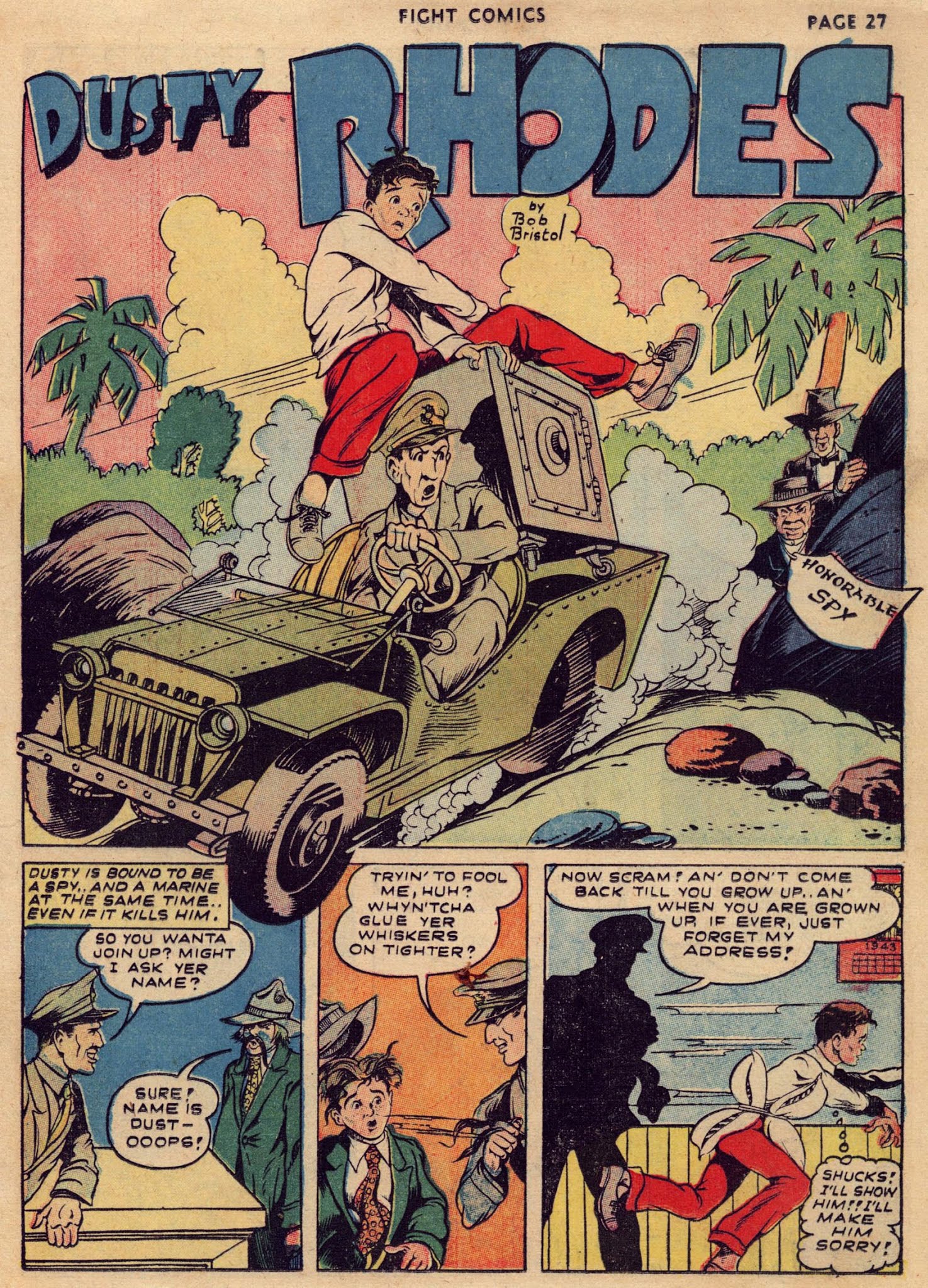 Read online Fight Comics comic -  Issue #24 - 29