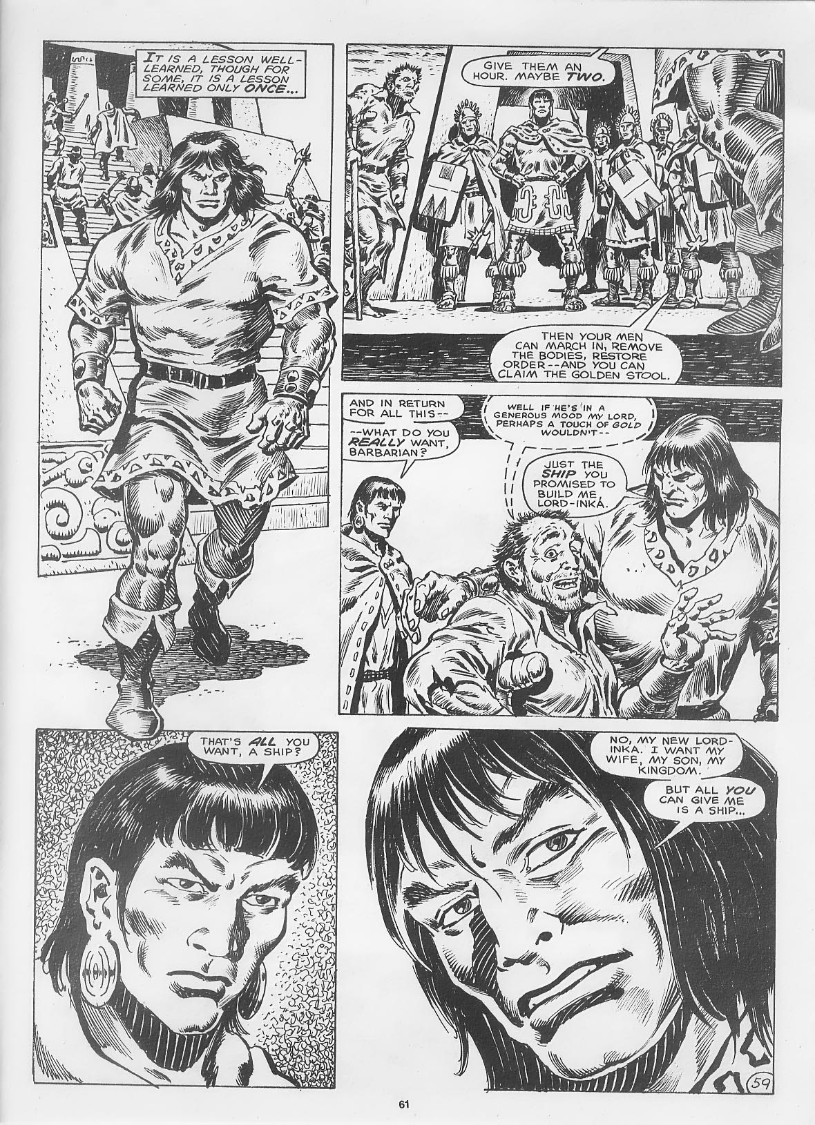 Read online The Savage Sword Of Conan comic -  Issue #166 - 64