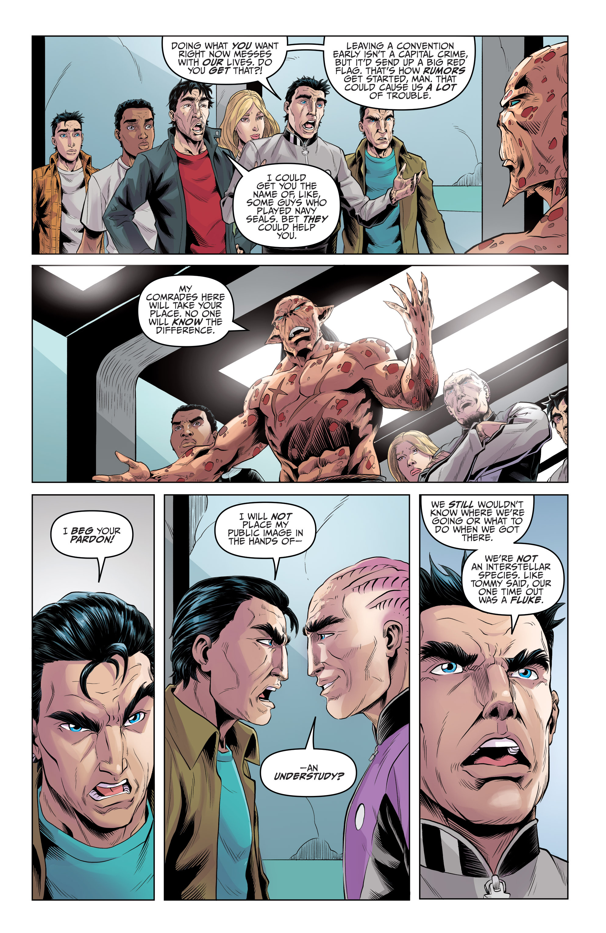 Read online Galaxy Quest: The Journey Continues comic -  Issue #2 - 18