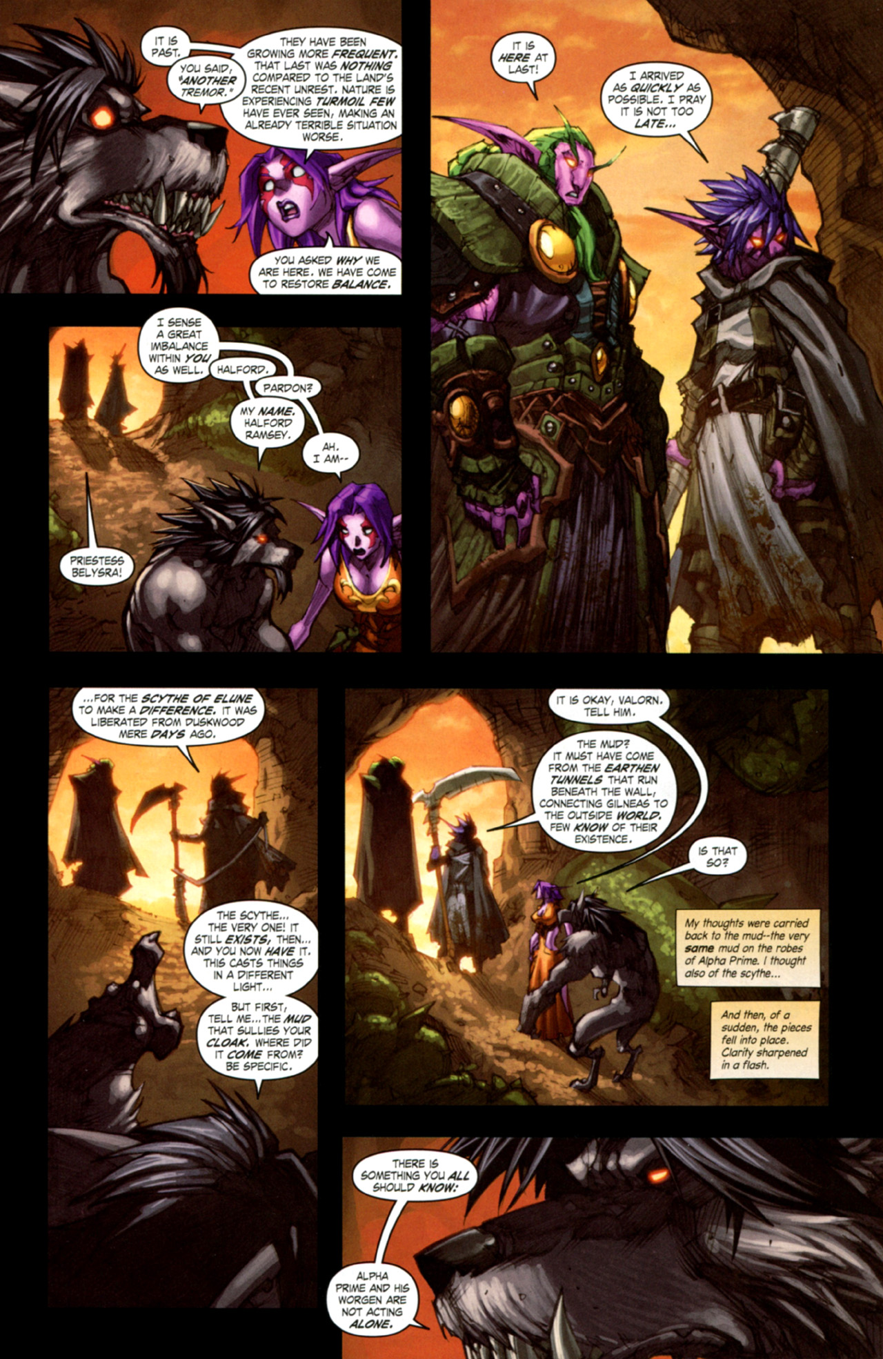 Read online World of Warcraft: Curse of the Worgen comic -  Issue #5 - 5