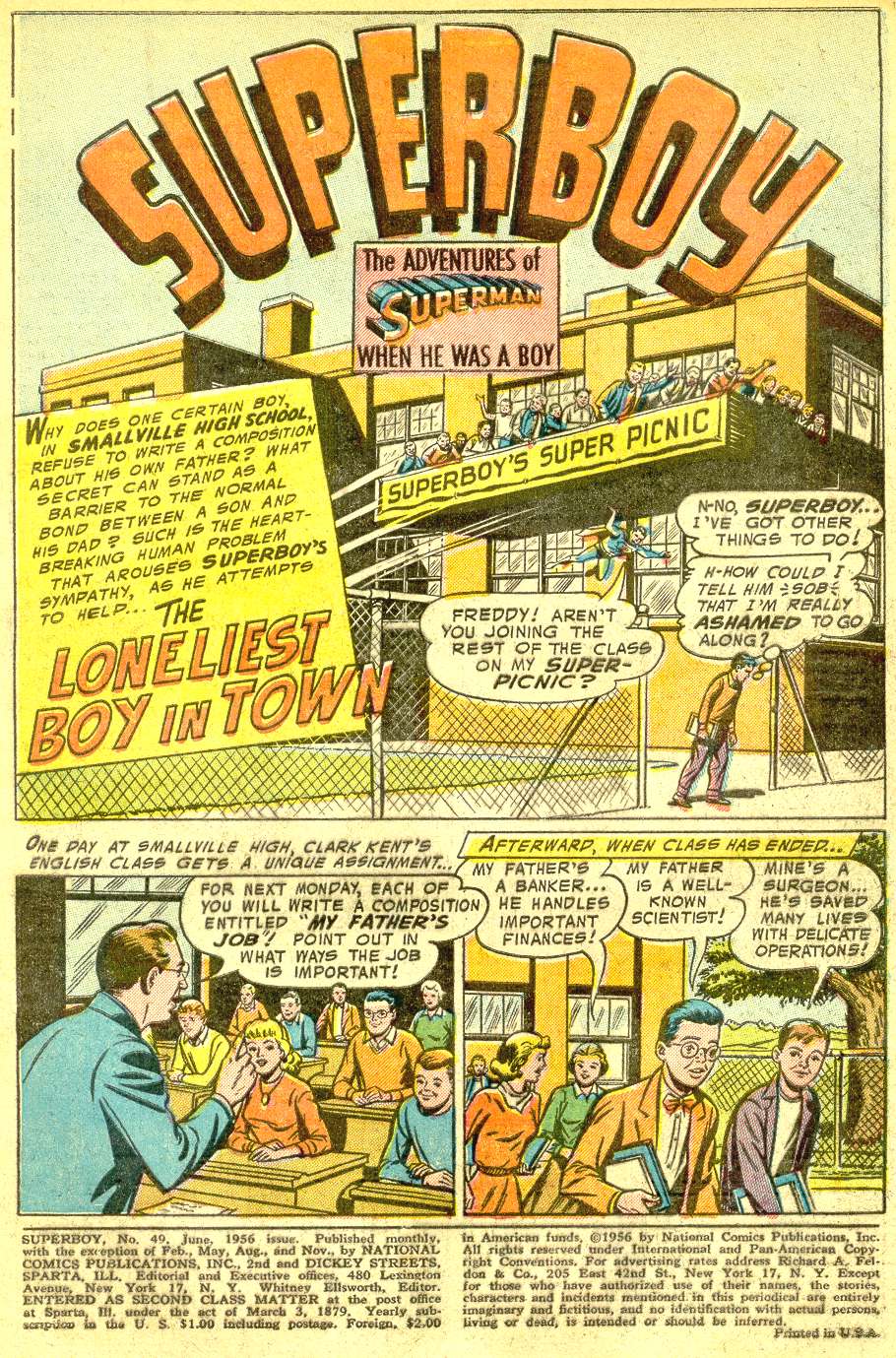 Superboy (1949) 49 Page 1