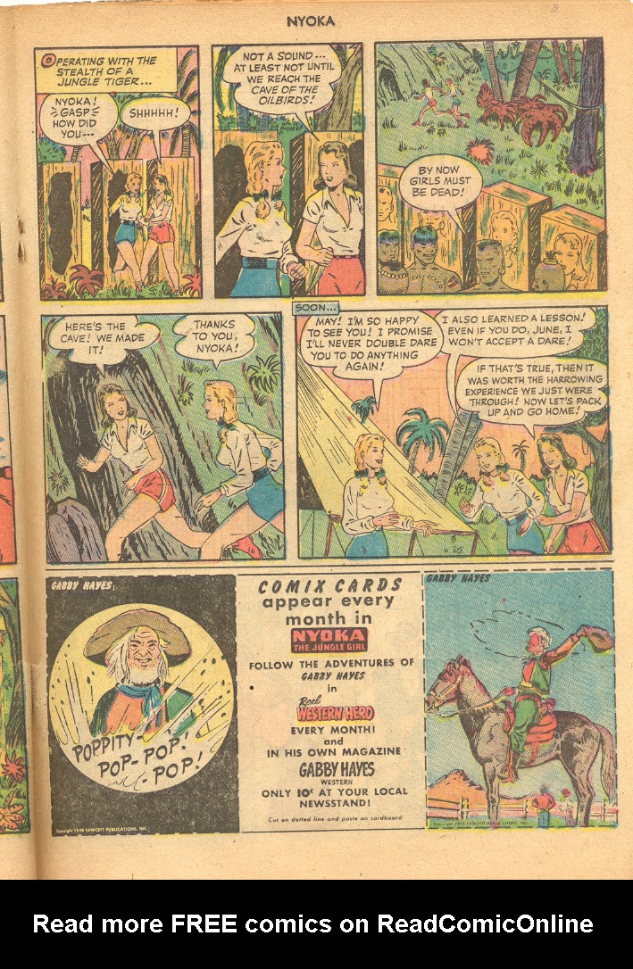 Read online Nyoka the Jungle Girl (1945) comic -  Issue #28 - 27