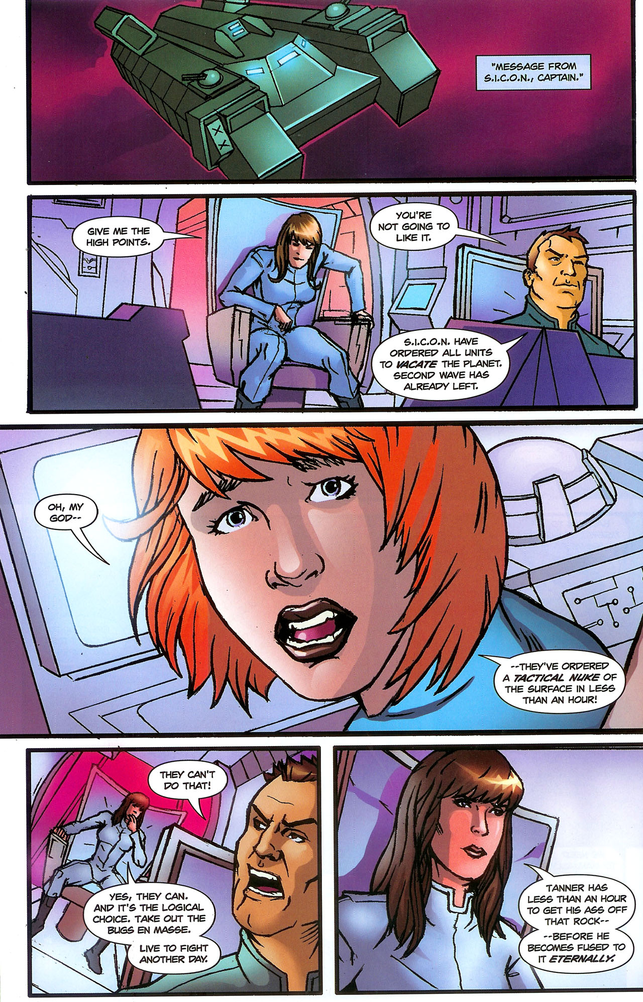 Read online Starship Troopers (2007) comic -  Issue #4 - 7