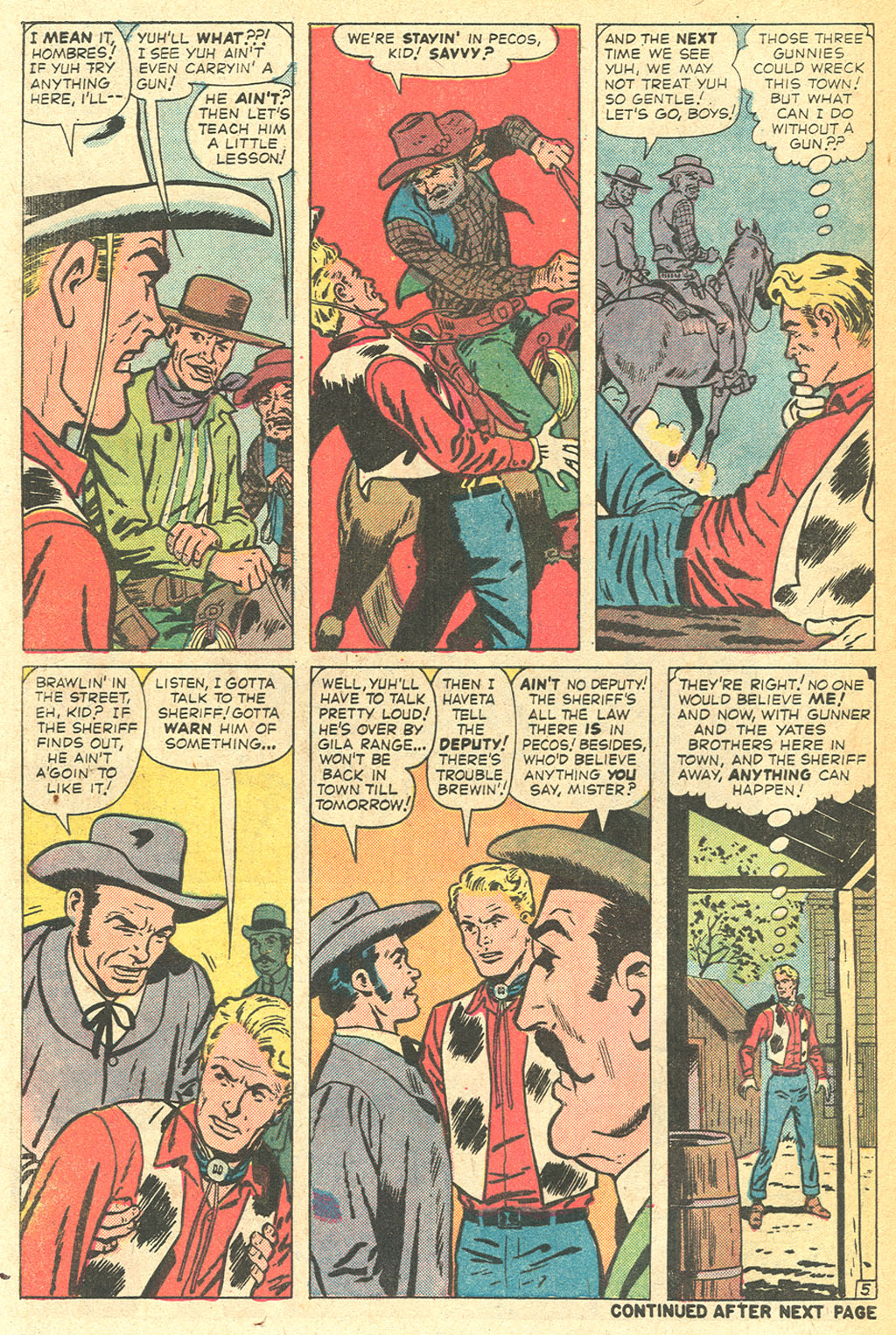 Read online Kid Colt Outlaw comic -  Issue #169 - 8