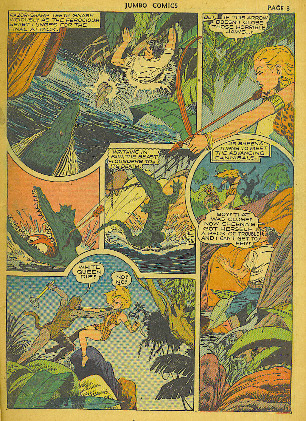 Read online Jumbo Comics comic -  Issue #38 - 5