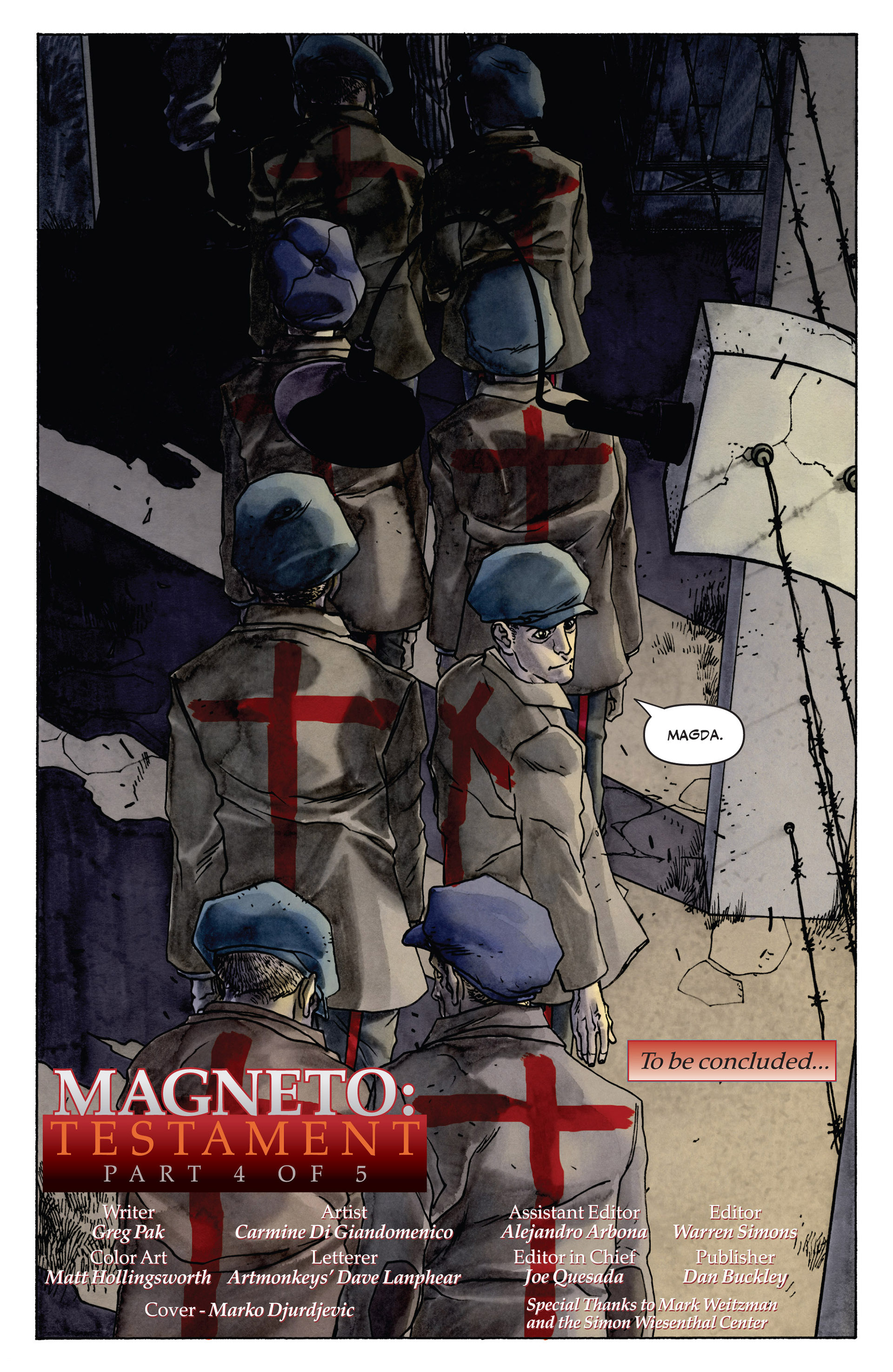 Read online X-Men: Magneto Testament comic -  Issue #4 - 22