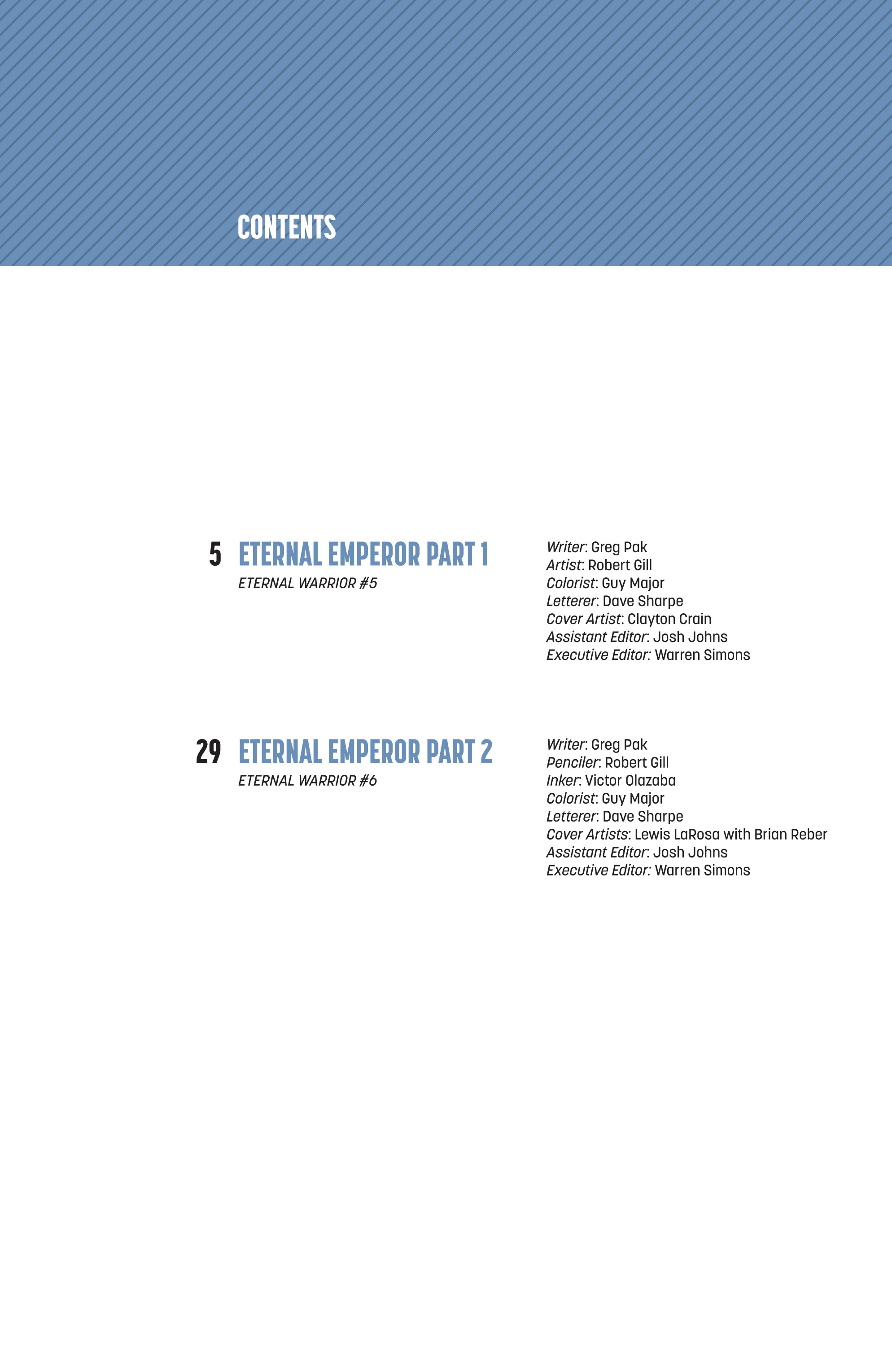 Read online Eternal Warrior comic -  Issue # _TPB 1 - 3