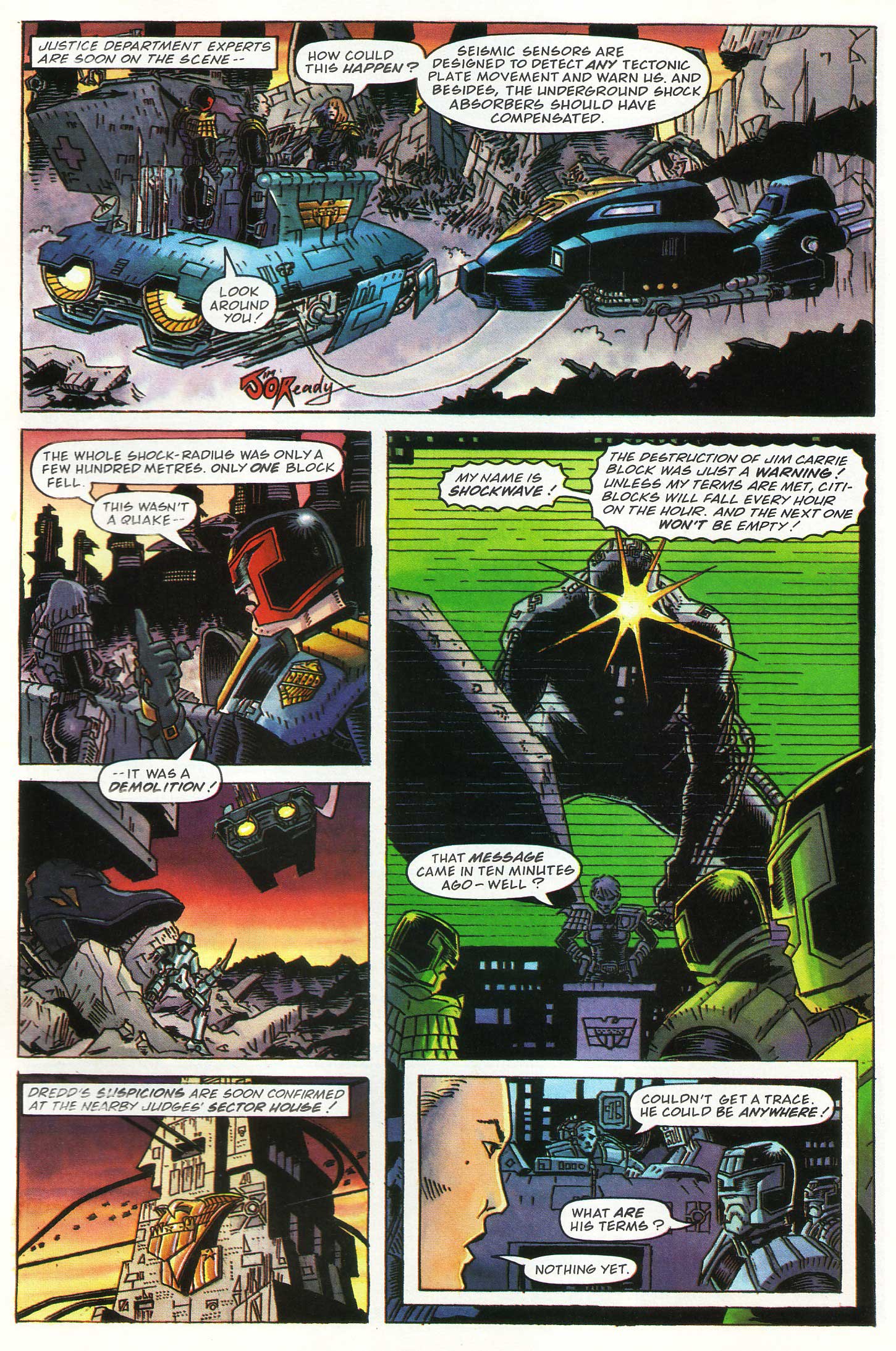 Read online Judge Dredd Lawman of the Future comic -  Issue #6 - 30