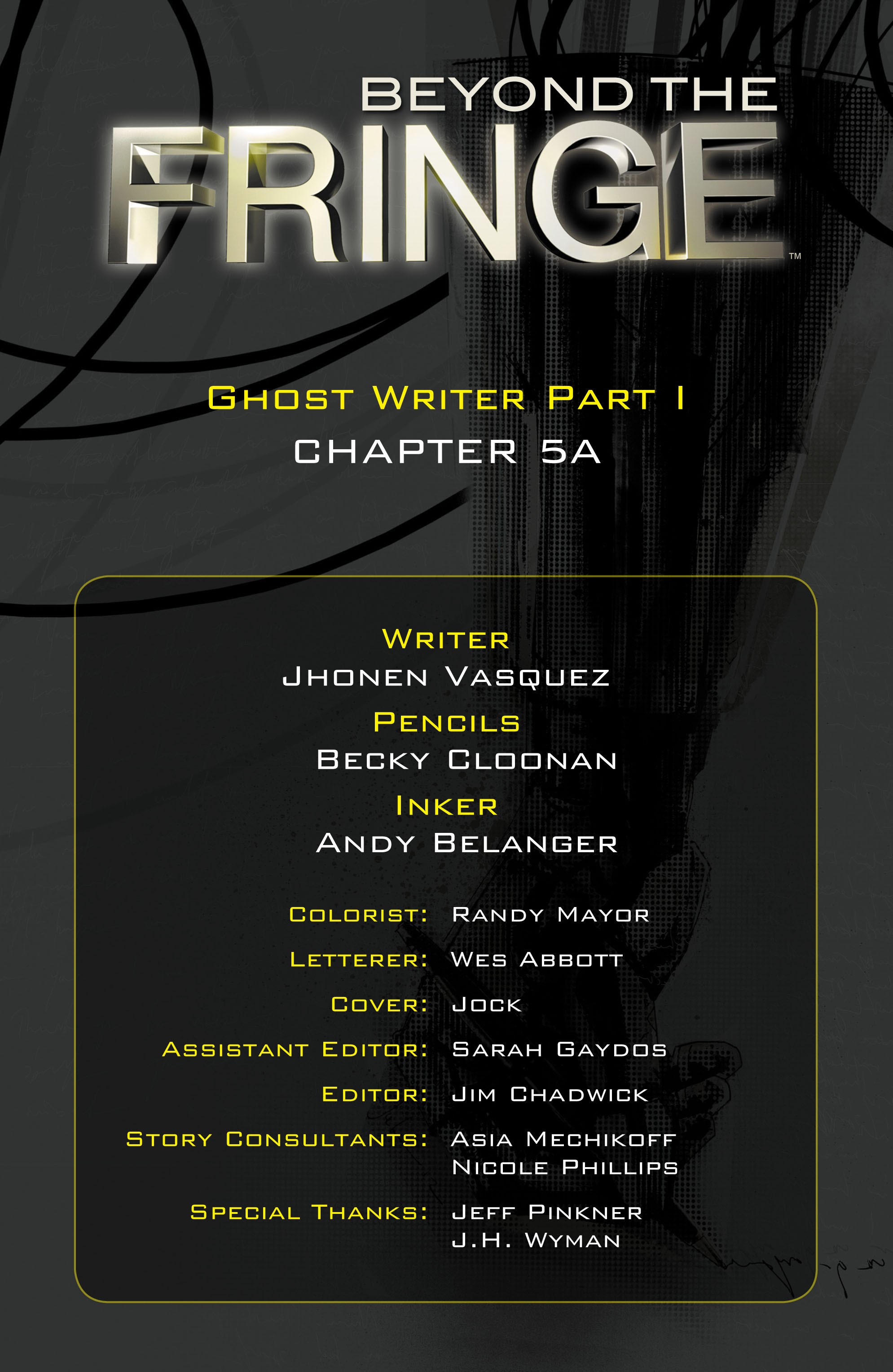 Read online Beyond The Fringe comic -  Issue #5A - 2