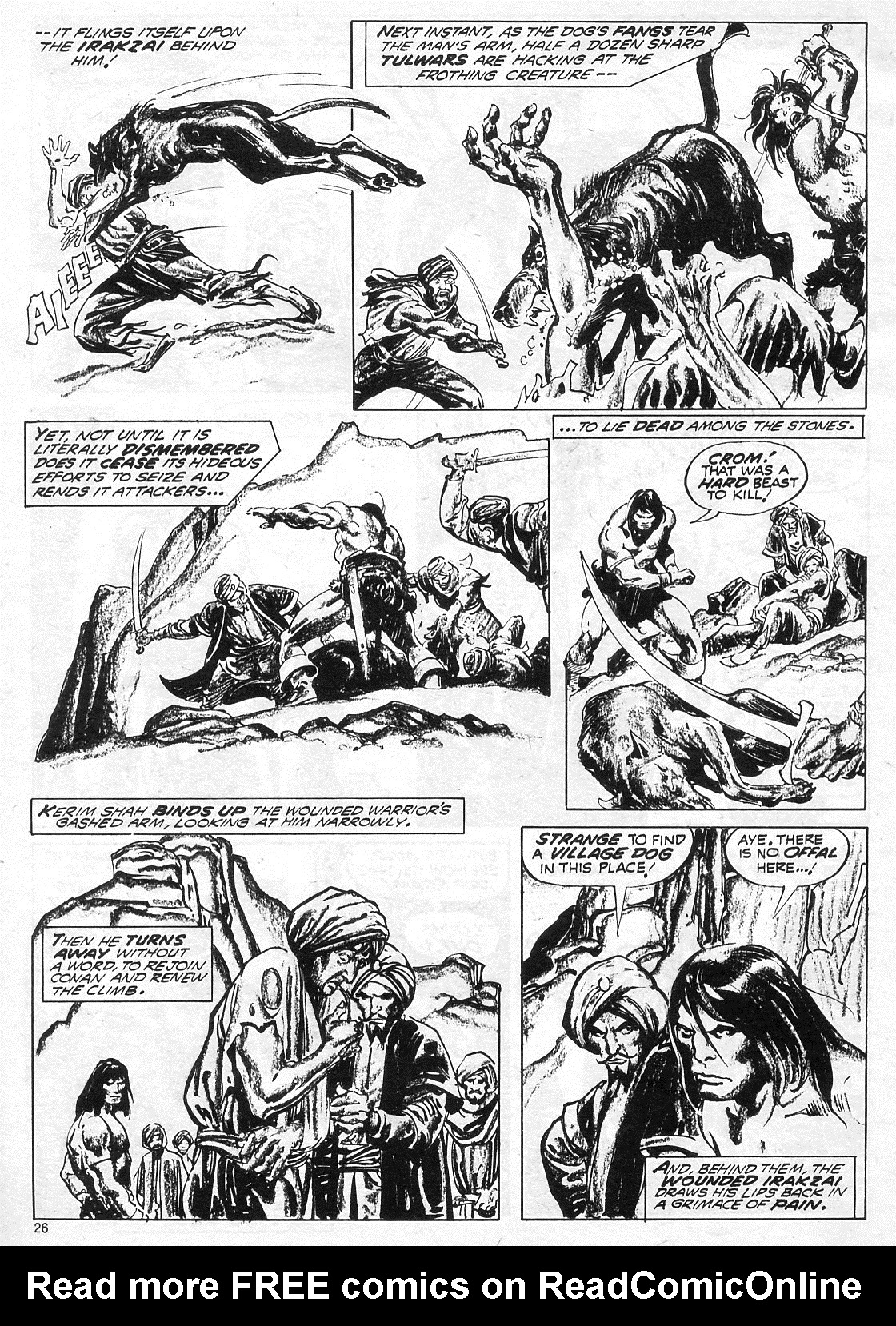 Read online The Savage Sword Of Conan comic -  Issue #18 - 26