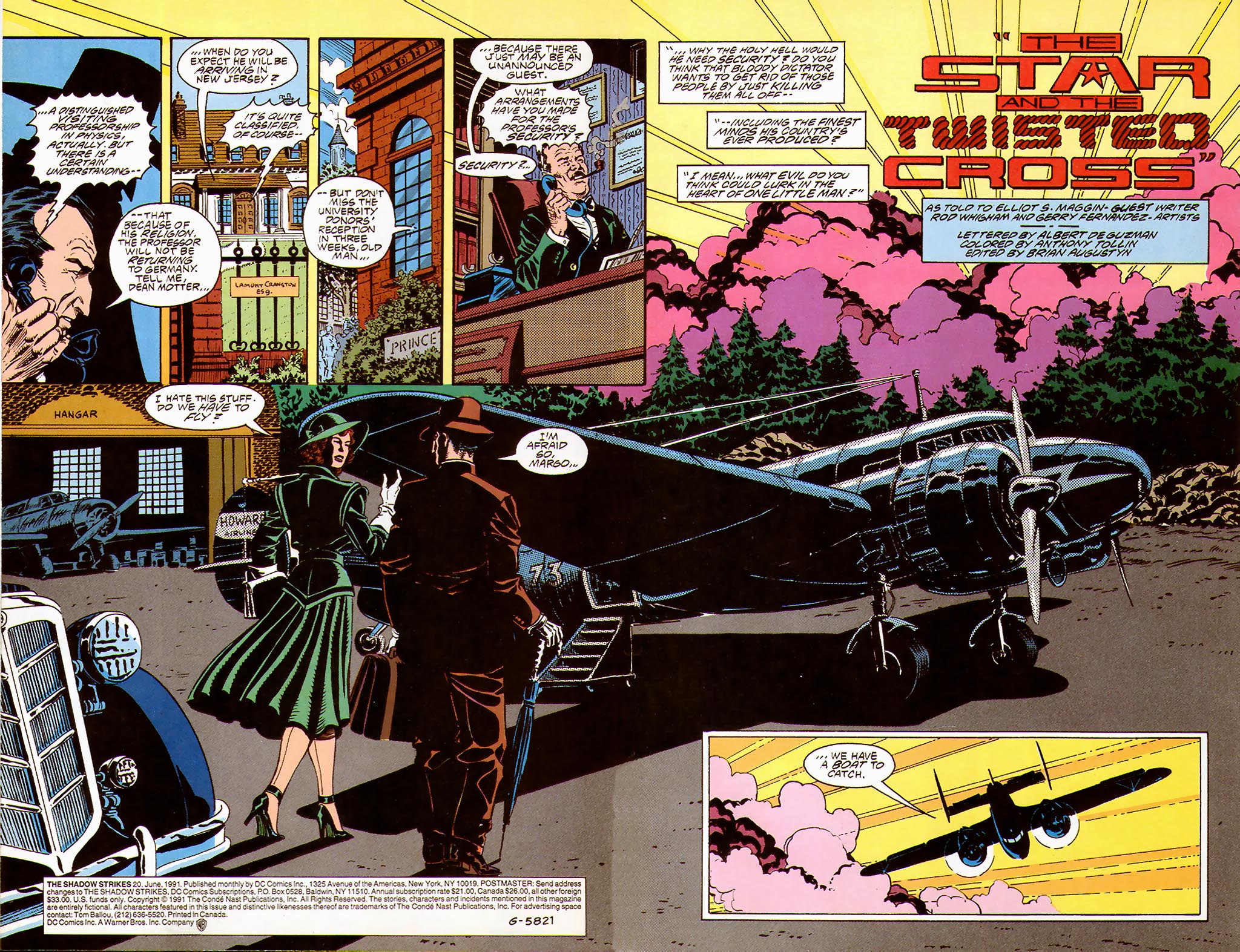 Read online The Shadow Strikes! comic -  Issue #20 - 3