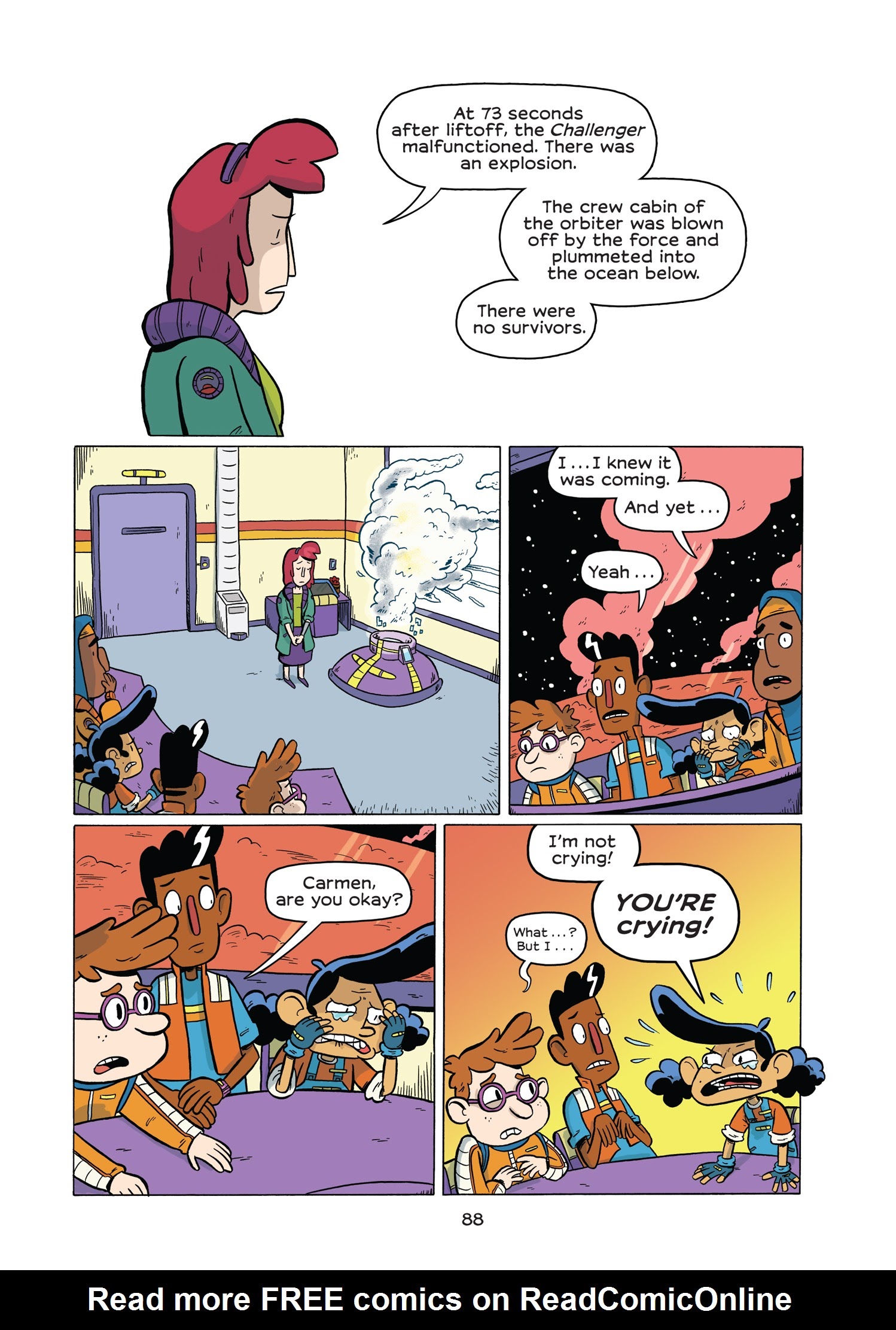 Read online History Comics comic -  Issue # The Challenger Disaster: Tragedy in the Skies - 93