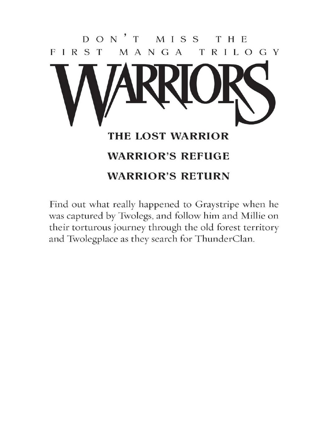 Read online Warriors: The Rise of Scourge comic -  Issue # TPB - 92