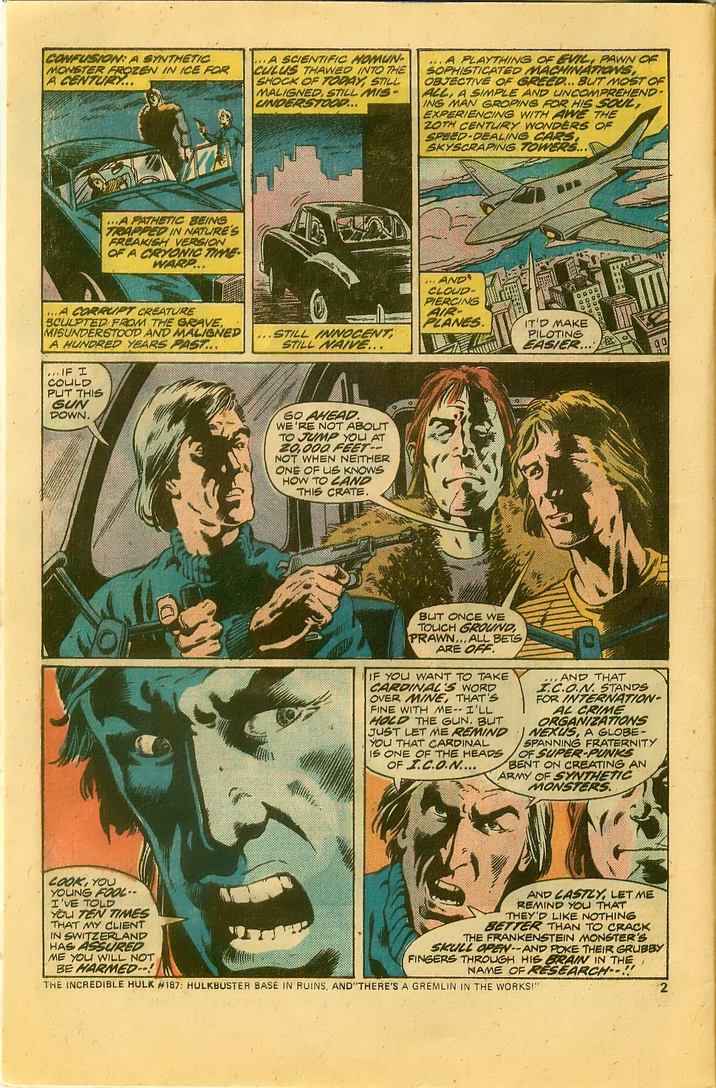 Read online Frankenstein (1973) comic -  Issue #16 - 3