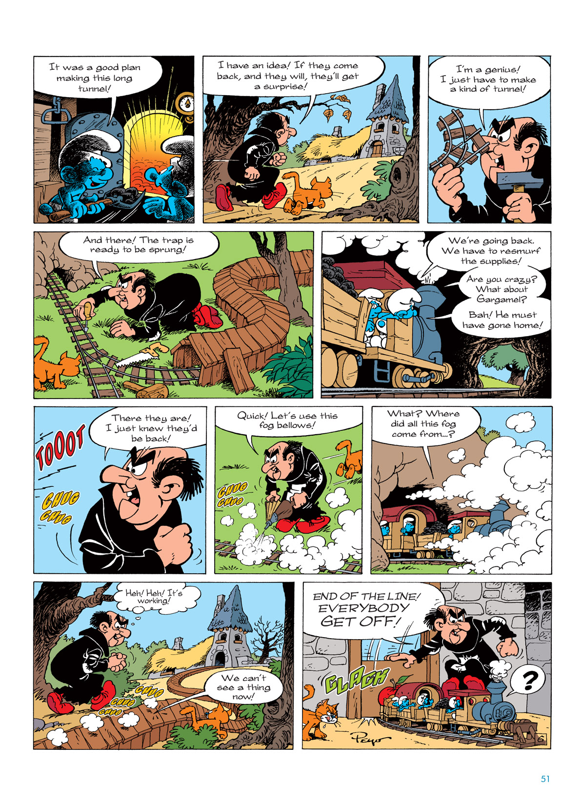 Read online The Smurfs comic -  Issue #6 - 51